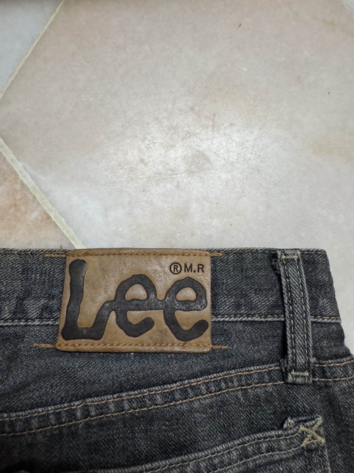 If Six Was Nine 💥Flare💥90s Lee Rider Sanforized Sand Washed Bootcut Jean Size US 34 / EU 50 - 19 Thumbnail