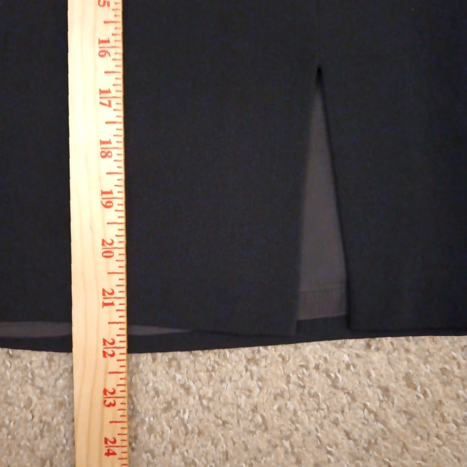 Ann Taylor Ann Taylor Skirt Black Knee Length Lined Slit 6 Pencil Women Regular Dry Clean Only Polyester Slit Knee Length Vintage No Size 28" / US 6 / IT 42 - 5 Thumbnail