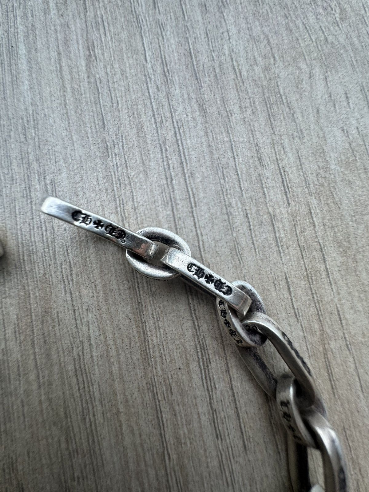 Chrome Hearts *RARE* T Link Paper Chain Bracelet Size ONE SIZE - 4 Thumbnail