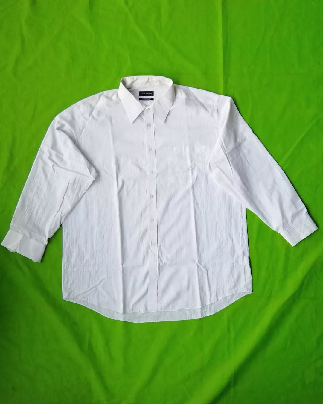 Designer × Japanese Brand × Kansai Yamamoto Kansai Yamamoto White Longsleeve Pocket Shirt Size US XL / EU 56 / 4 - 2 Thumbnail