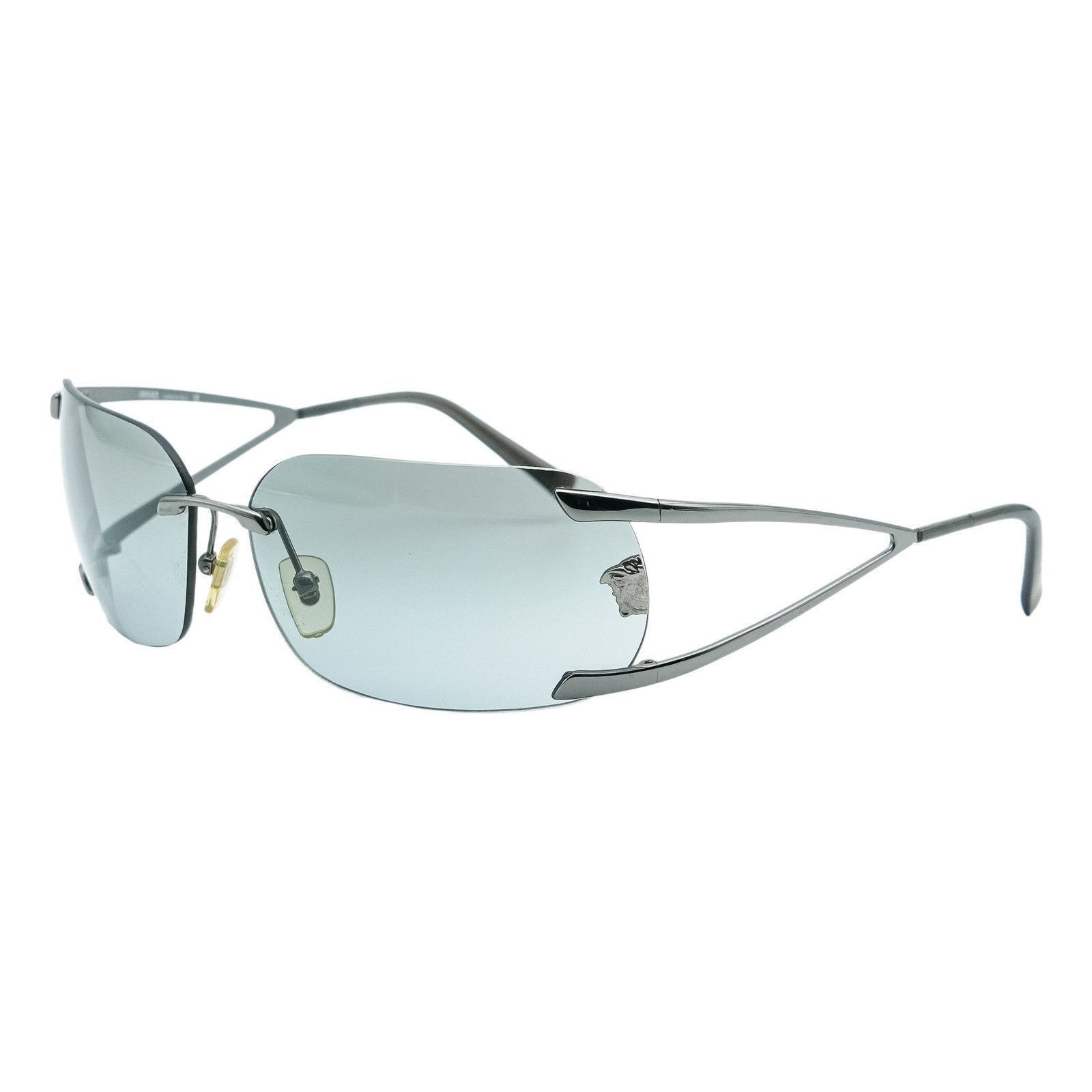 VERSACE Medusa Rimless Sunglasses y2k | ヤマダウェブコム