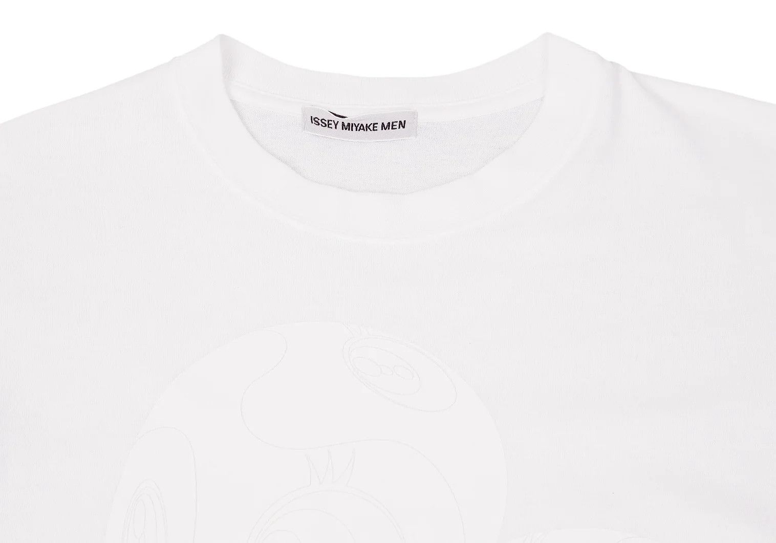 Issey Miyake Takashi Murakami Mushroom Print T-shirt in White Size US M / EU 48-50 / 2 - 2 Thumbnail