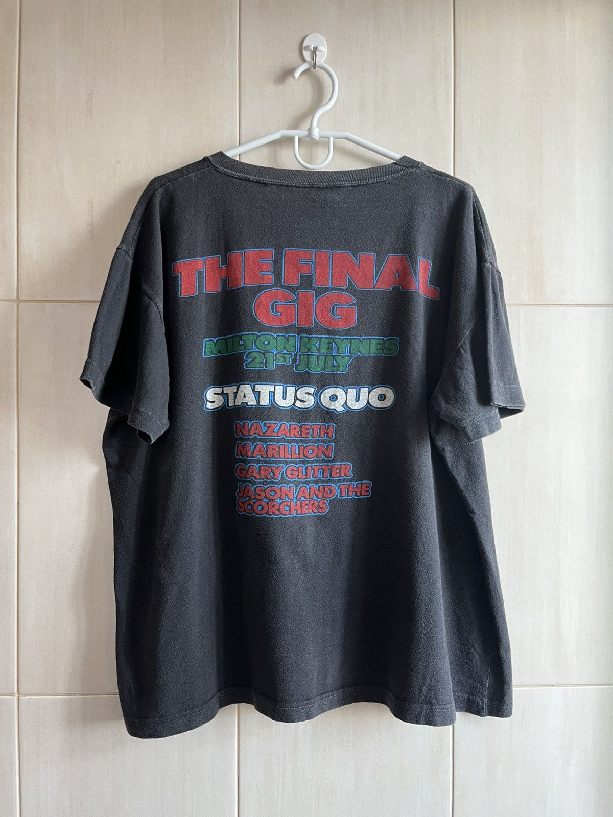 Vintage Vintage 1984 Status Quo Shirt The Final Gig Rock Band Tee Size US L / EU 52-54 / 3 - 2 Thumbnail