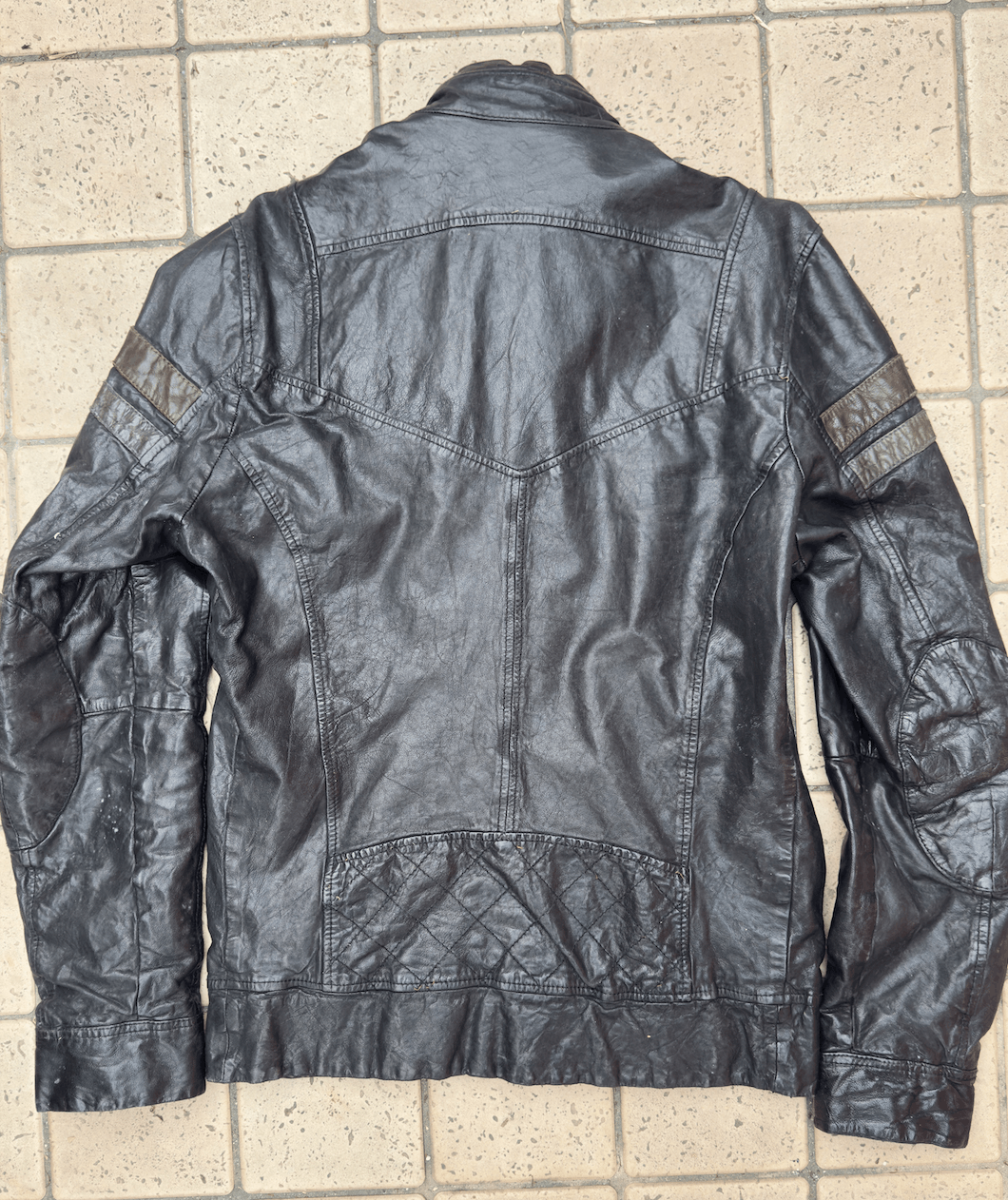 Diesel Biker Vintage Leather JKT Size US M / EU 48-50 / 2 - 2 Thumbnail