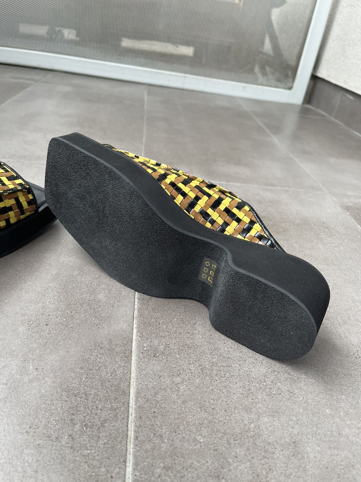 Eckhaus Latta !DS! SS23 Eckhaus Latta Olive Combo Men Slide M Size US 8 / EU 41 - 16 Thumbnail