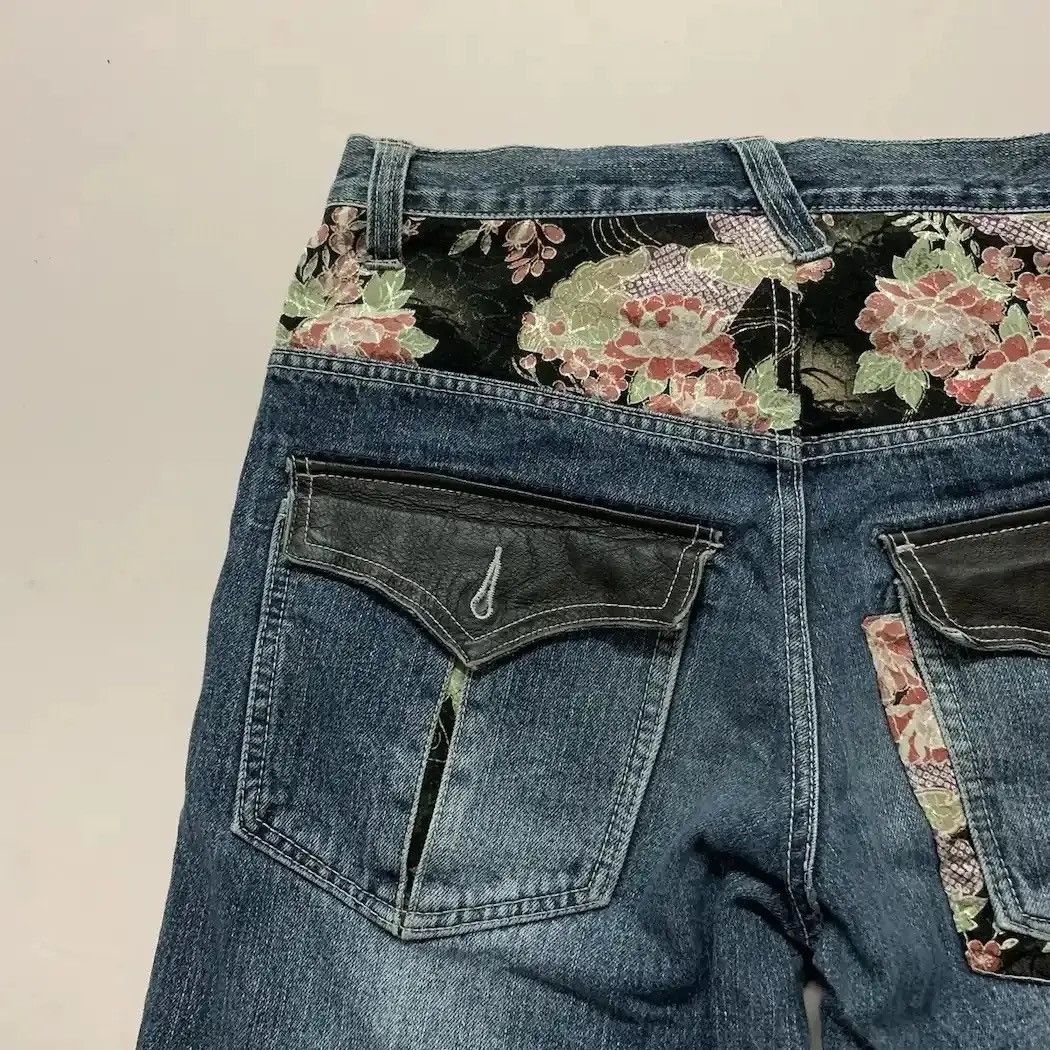 Kaihara Denim Vintage Gumu Patch Work Style Denim Pants W32 L33 Size US 32 / EU 48 - 9 Thumbnail
