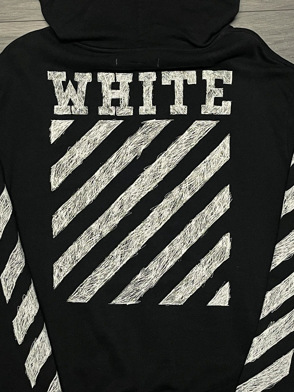 Off-White Off White Pencil Sketch Hoodie | RARE | Size M Size US M / EU 48-50 / 2 - 5 Thumbnail