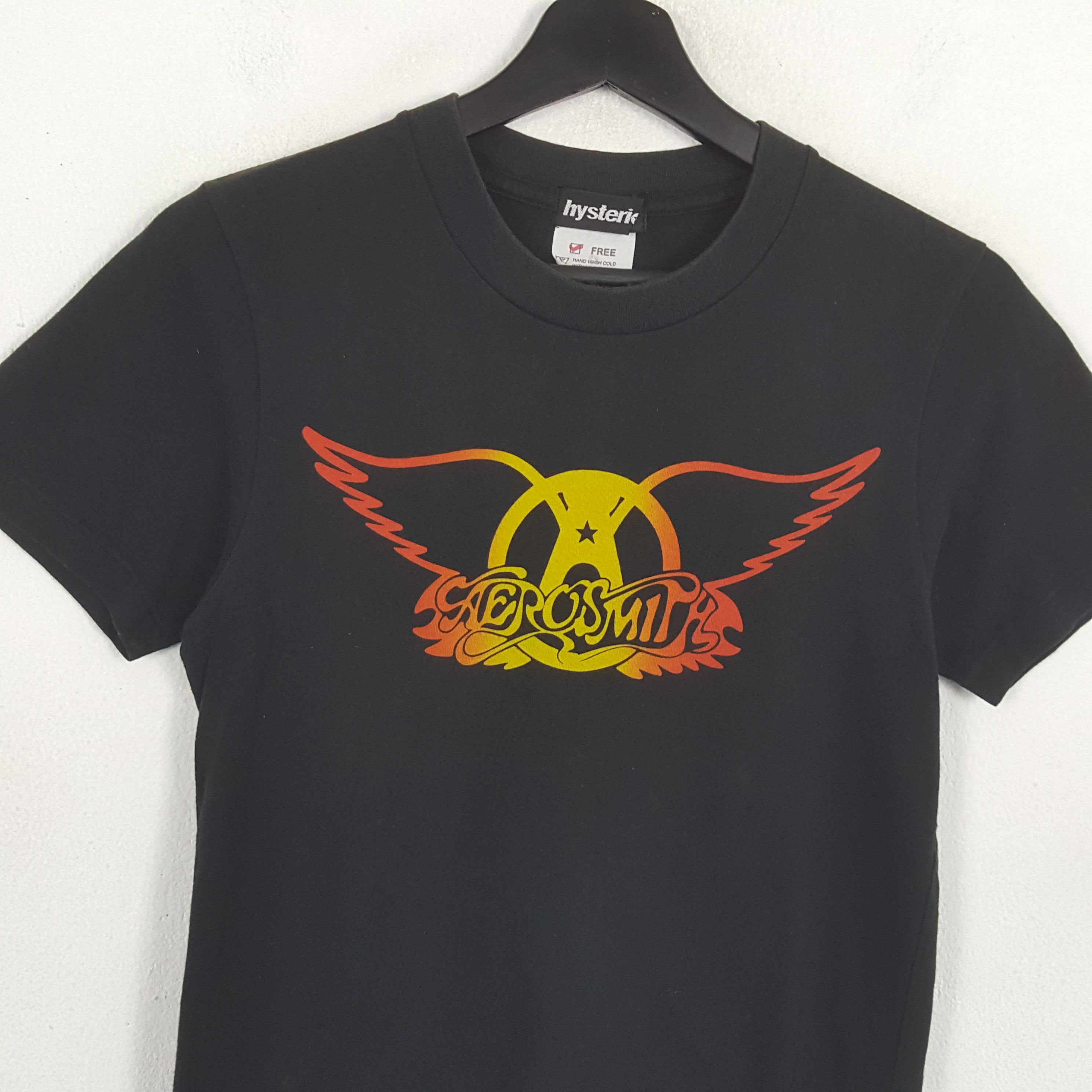 Aerosmith × Hysteric Glamour × Vintage HYSTERIC GLAMOUR x AEROSMITH Japanese Brand Vintage Tshirt Size US XS / EU 42 / 0 - 4 Thumbnail