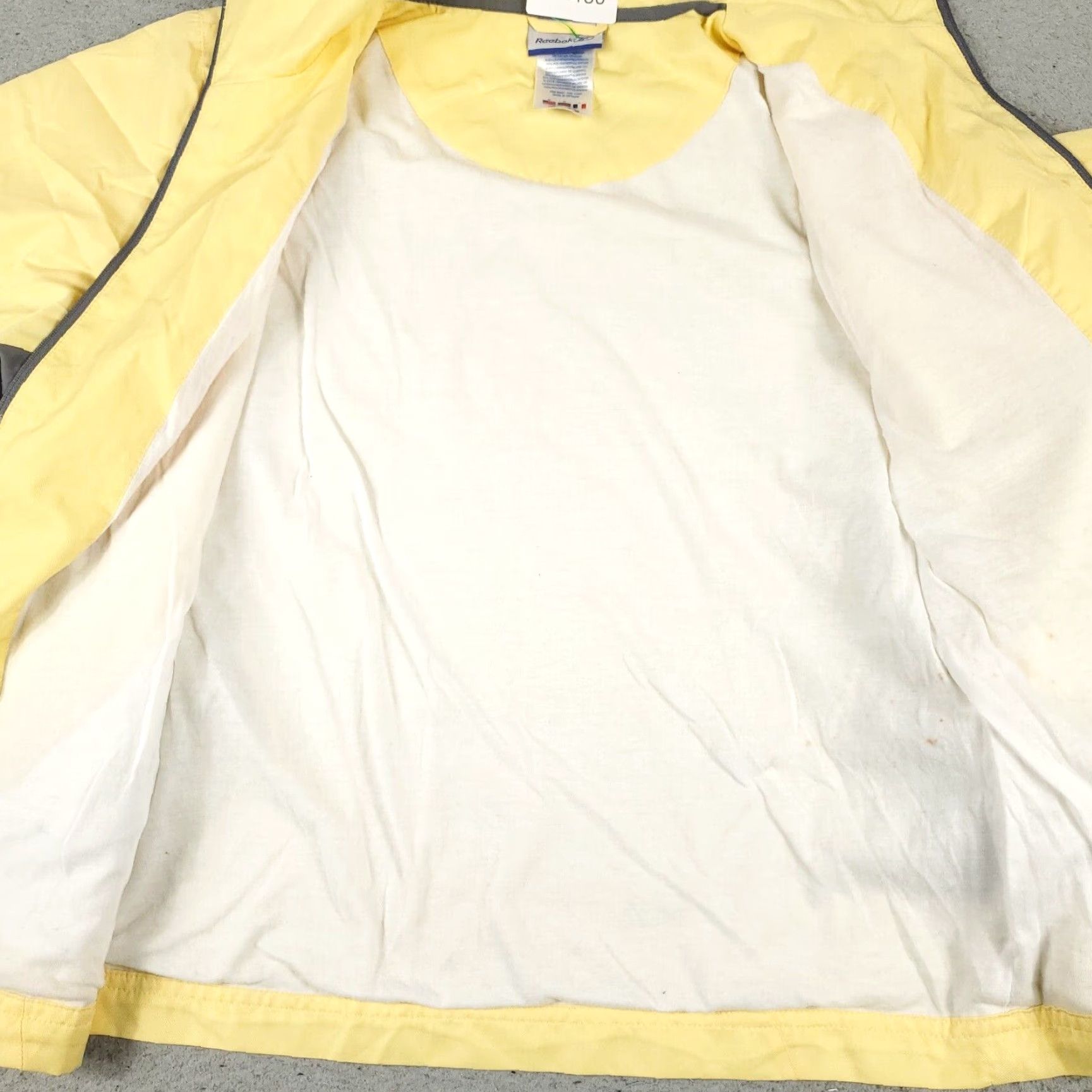 Reebok Reebok Jacket Womens Medium Windbreaker Full Zip Pockets Yellow Size S / US 4 / IT 40 - 5 Thumbnail