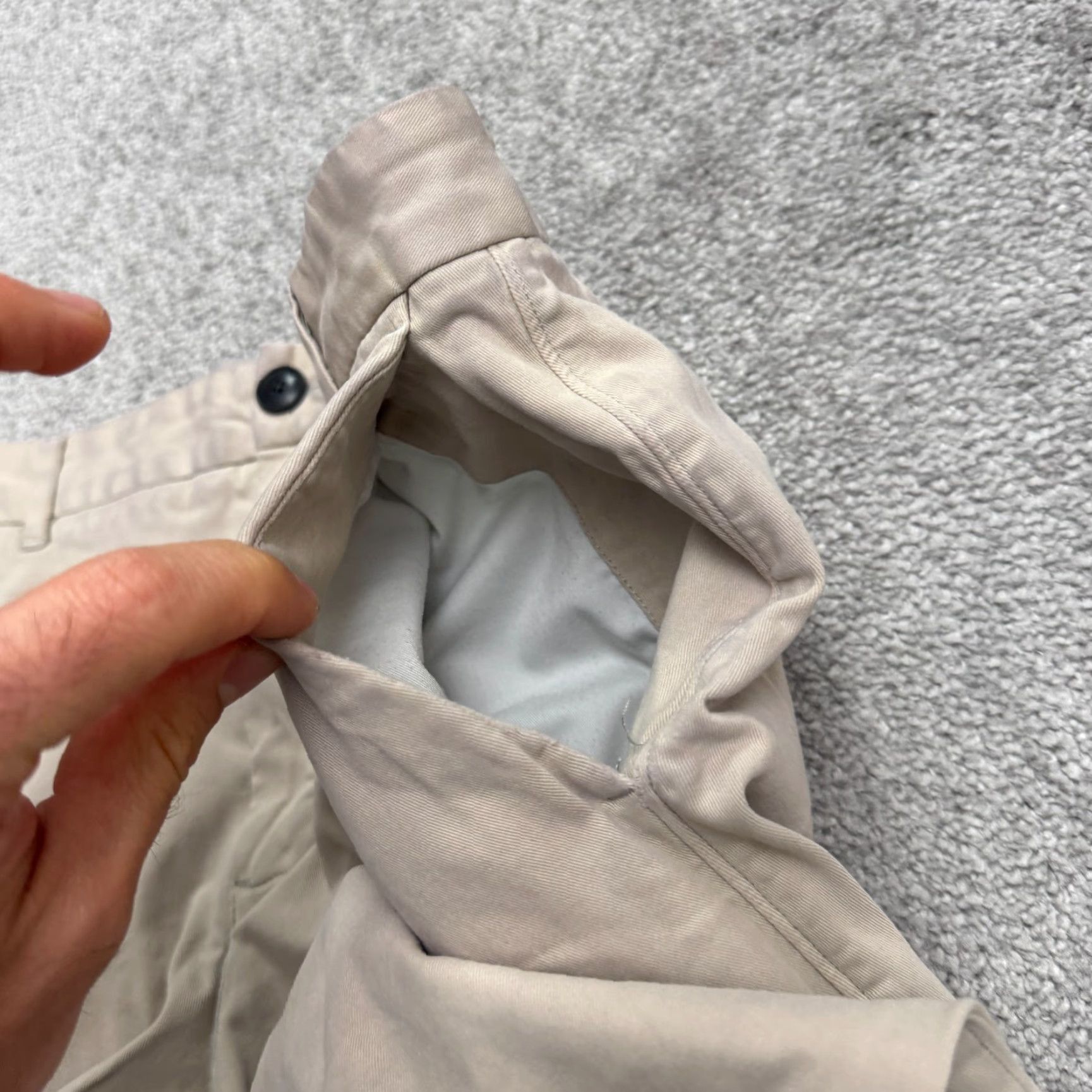 Everlane VINTAGE None Men's Pants Chino Slim Fit Khaki Beige Casual Workwear Stretch Canvas 32 Inseam Size US 32 / EU 48 - 6 Thumbnail