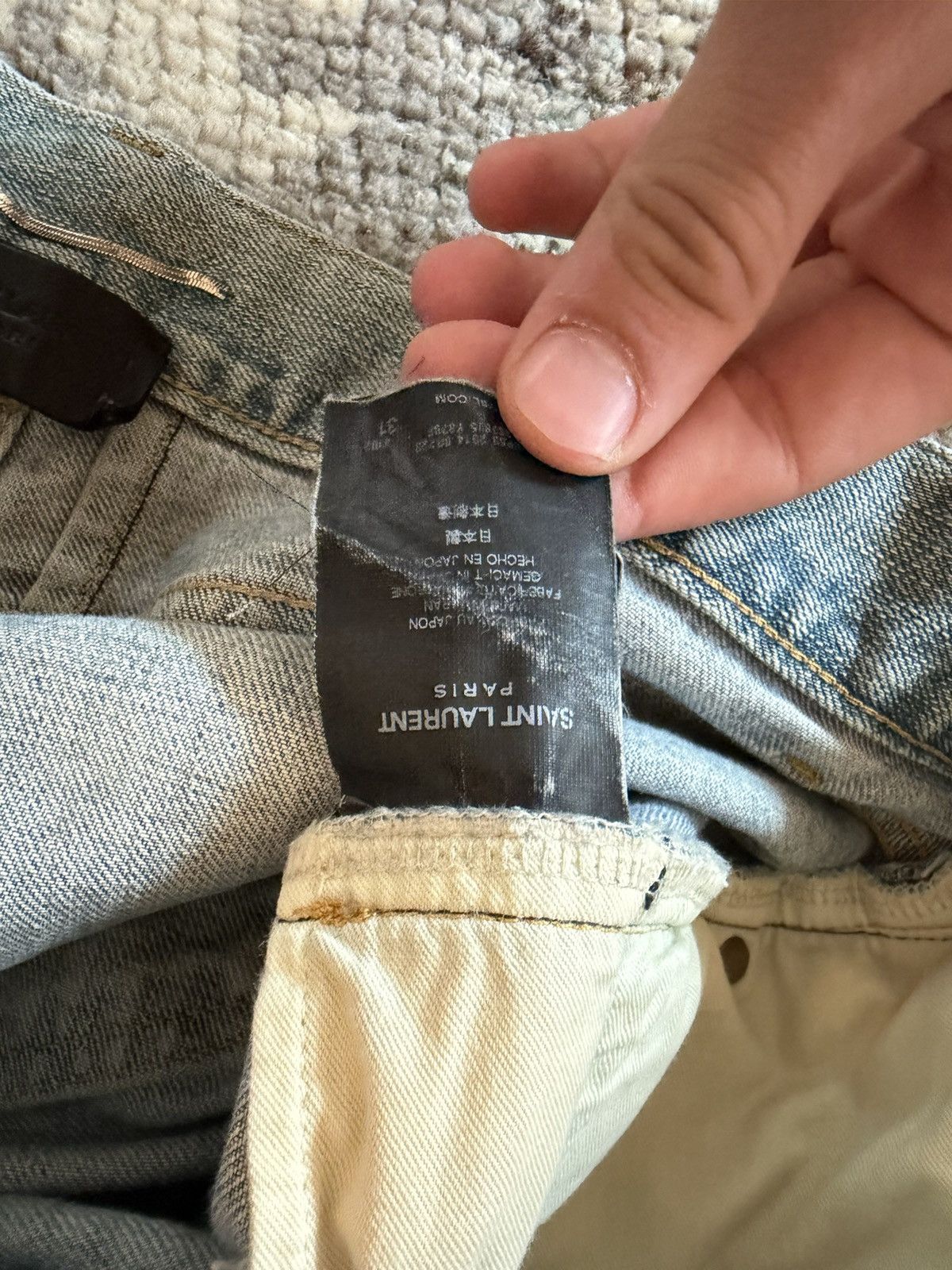 Yves Saint Laurent Saint Laurent crash denim Size US 29 - 3 Thumbnail