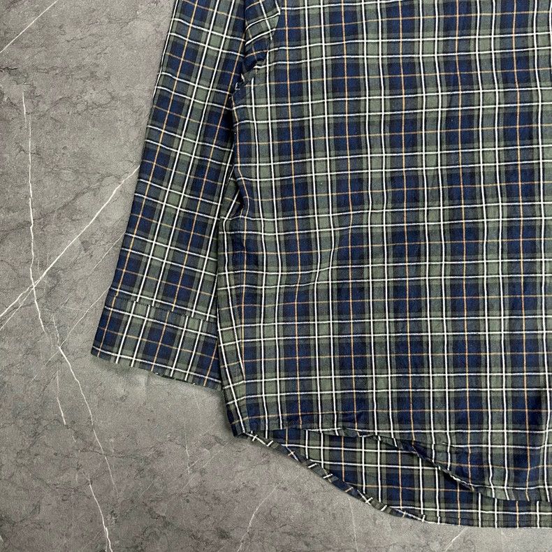 Balenciaga Balenciaga size 1 Embroidered logo silhouette check shirt a Size US XS / EU 42 / 0 - 3 Thumbnail