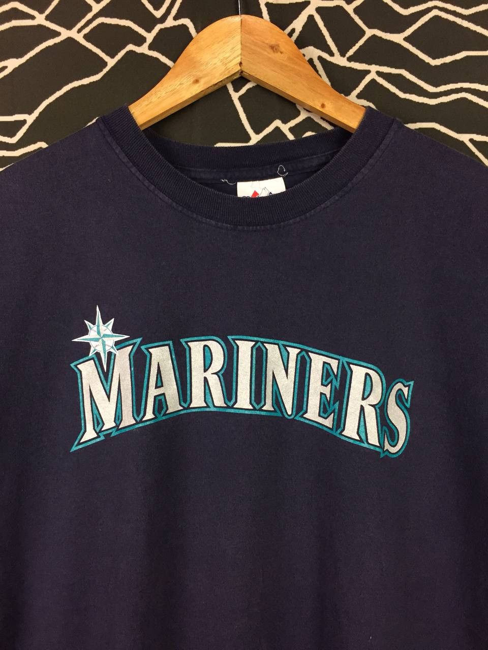 Majestic × Sports Specialties × Vintage Vtg Majestic MLB Seattle Mariners Dan Wilson Tee Size US M / EU 48-50 / 2 - 3 Thumbnail