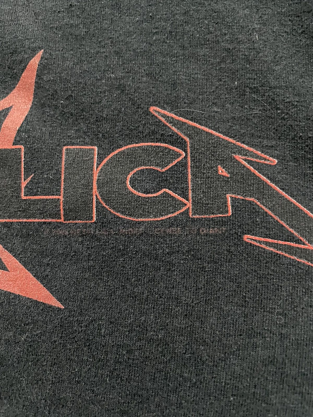 Band Tees × Metallica × Vintage Vintage 2002 Metallica Tee Ninja Star Juindo T-Shirt Travis Size US XL / EU 56 / 4 - 18 Thumbnail