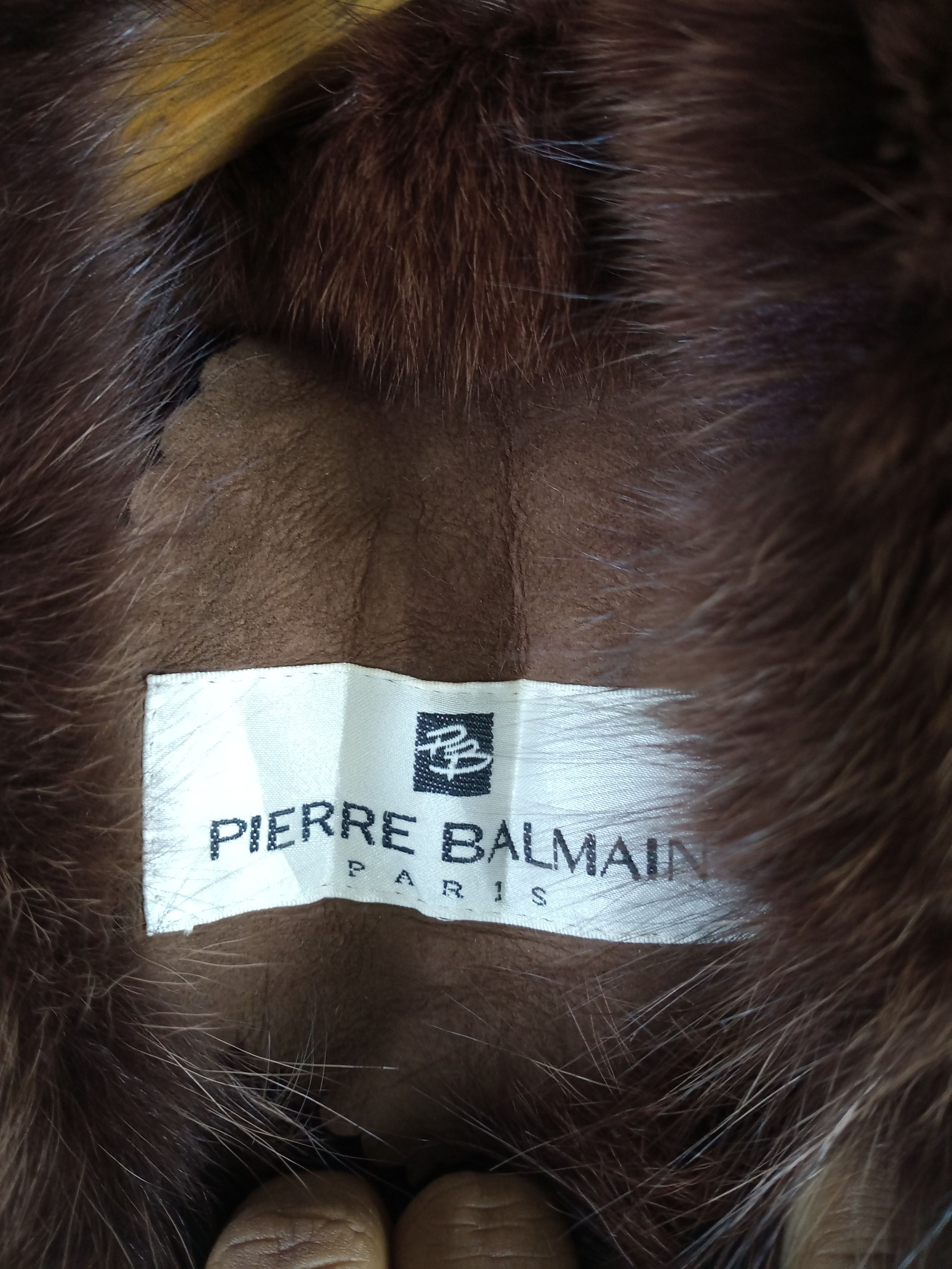 Pierre Balmain Rare Vintage Pierre Balmain Paris Faux Fur Sherling jacket Size US M / EU 48-50 / 2 - 10 Thumbnail