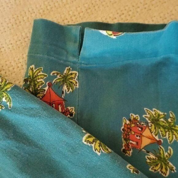 Designer Breckenridge Vintage Graphic Pullon High Rise Caribbean Sz 2 Size 36" / US 14 / IT 50 - 2 Thumbnail