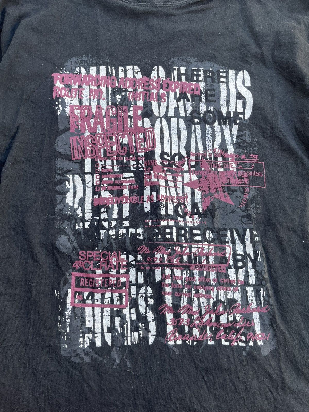 If Six Was Nine × Japanese Brand × Le Grande Bleu (L.G.B.) JAPANESE DIALETTI POEM GOTHIC TEE LGBK IFSIX Y2K Size US S / EU 44-46 / 1 - 4 Thumbnail