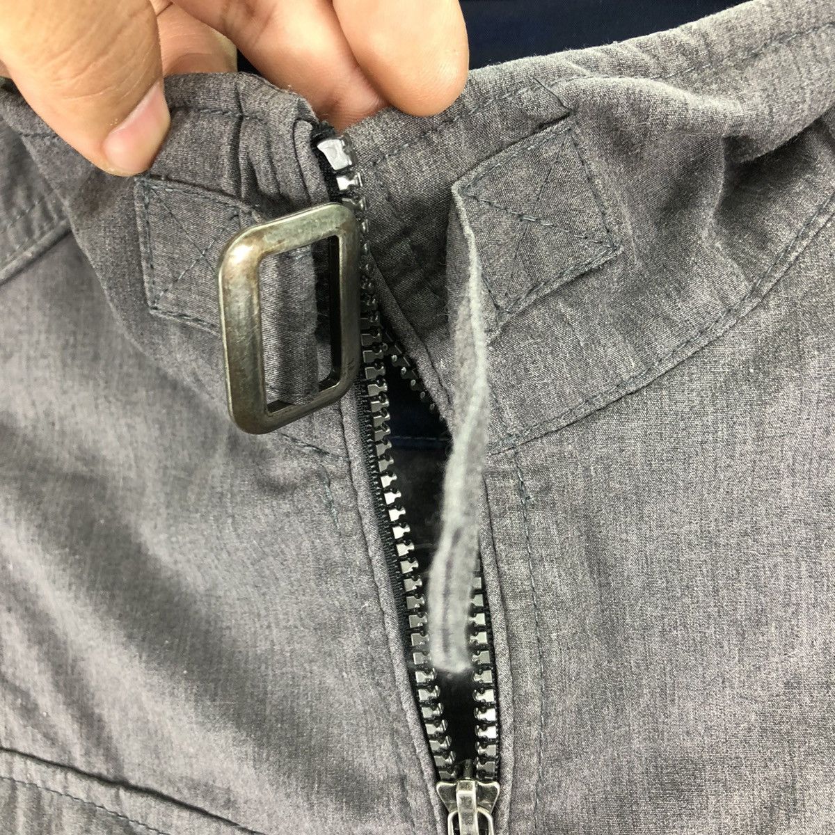 Japanese Brand Vintage Mossimo Zipper Jacket Quater Sleeve Size US S / EU 44-46 / 1 - 8 Thumbnail
