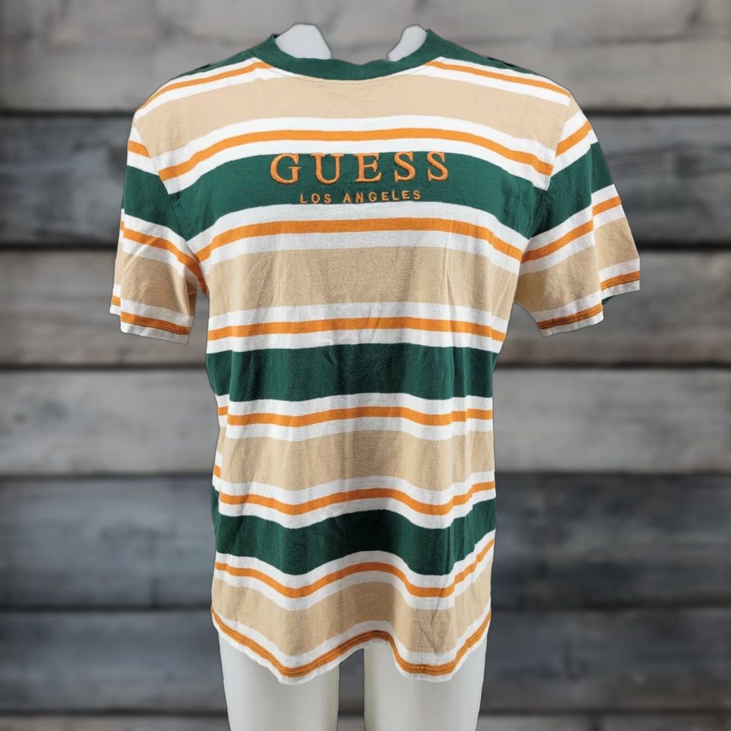 Guess VINTAGE Guess T-Shirt Striped Size US S / EU 44-46 / 1 - 1 Thumbnail