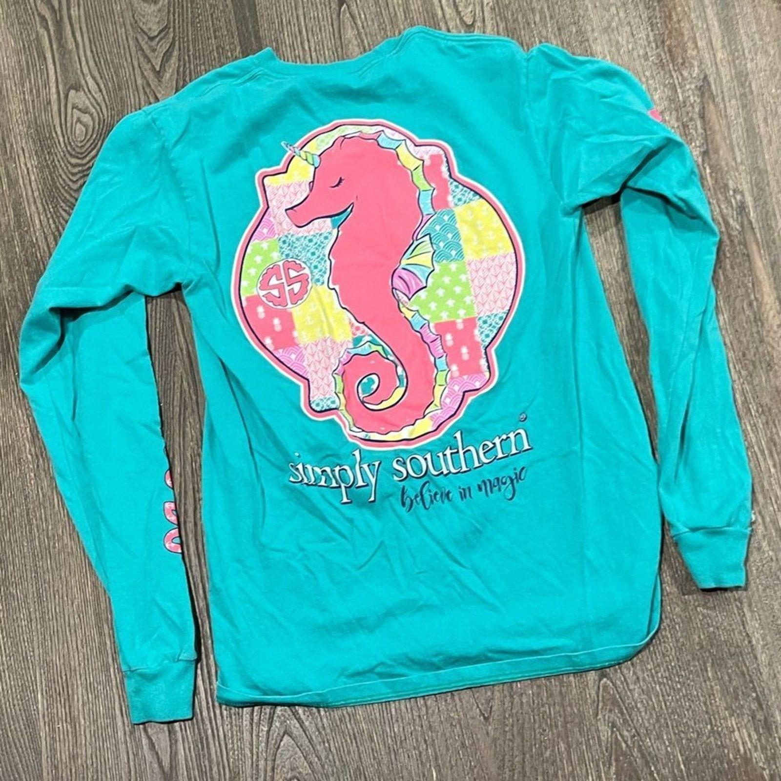 Vintage Simply Southern Tee Shirt Believe in Magic Long Sleeve S Size S / US 4 / IT 40 - 4 Thumbnail