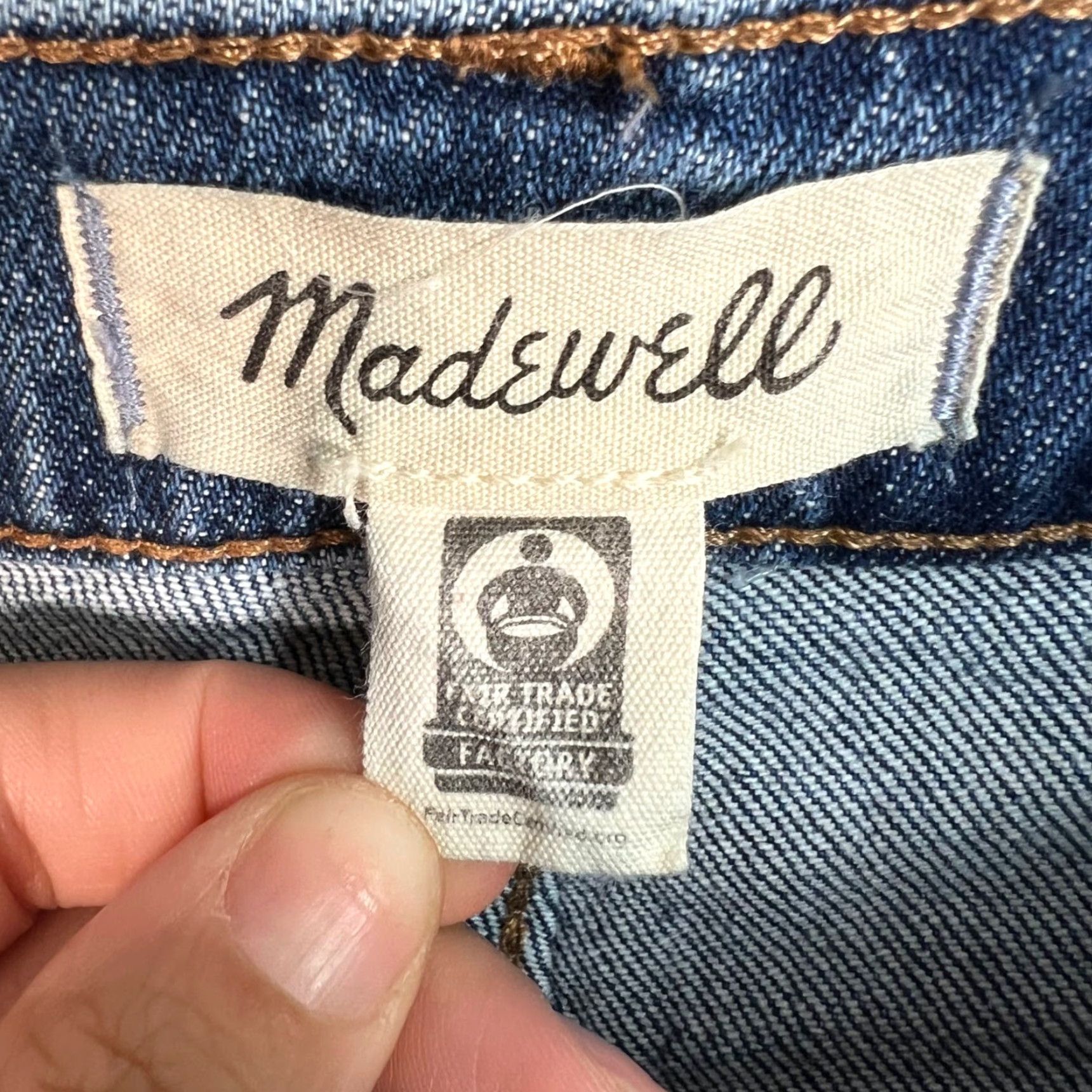 Madewell Madewell Jeans Vintage The Perfect Fit Blue Denim Tapered 26 Adult Womens Size 26" / US 2 / IT 38 - 3 Thumbnail