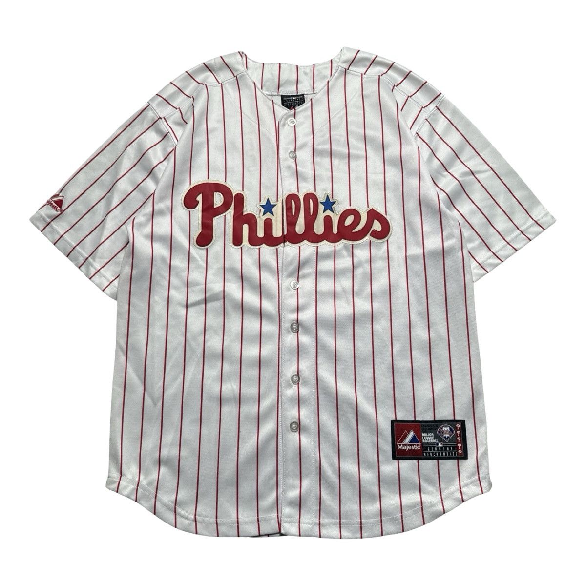 Majestic Philadelphia Phillies Hunter Pence #3 Jersey Youth 14-16 Size US XXS / EU 40 - 1 Thumbnail