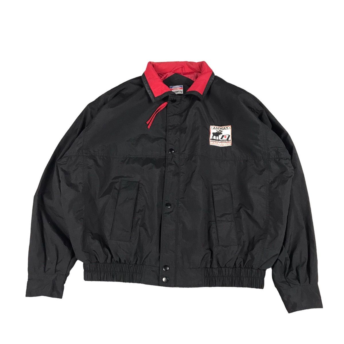 AMWAY VANCOUVER BOMBER BLACK JACKET