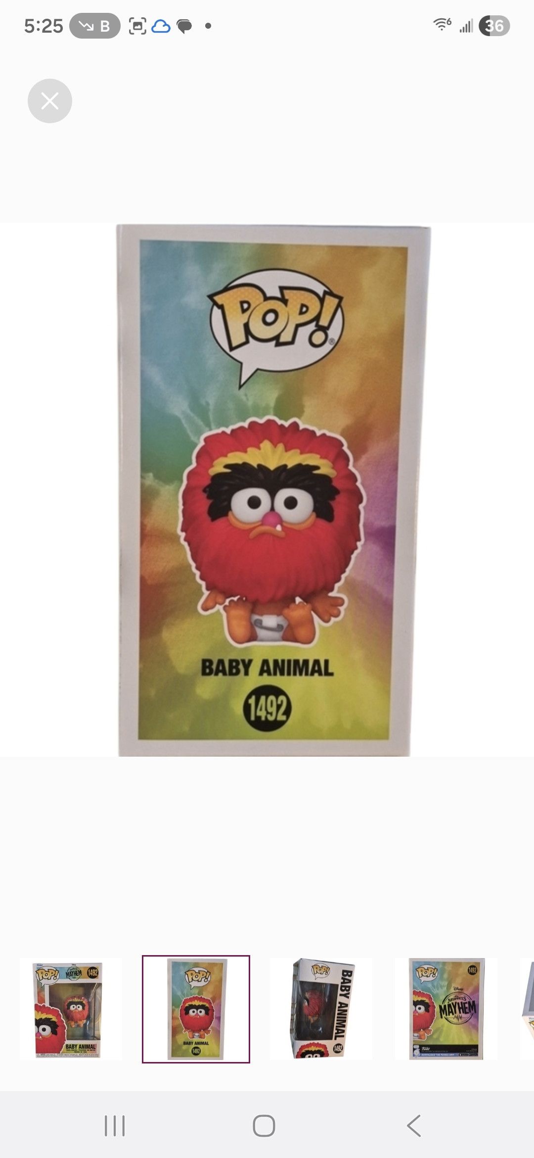 Other Funko × Muppets Mayhem Baby Animal POP Vinyl Figure Size ONE SIZE - 2 Thumbnail