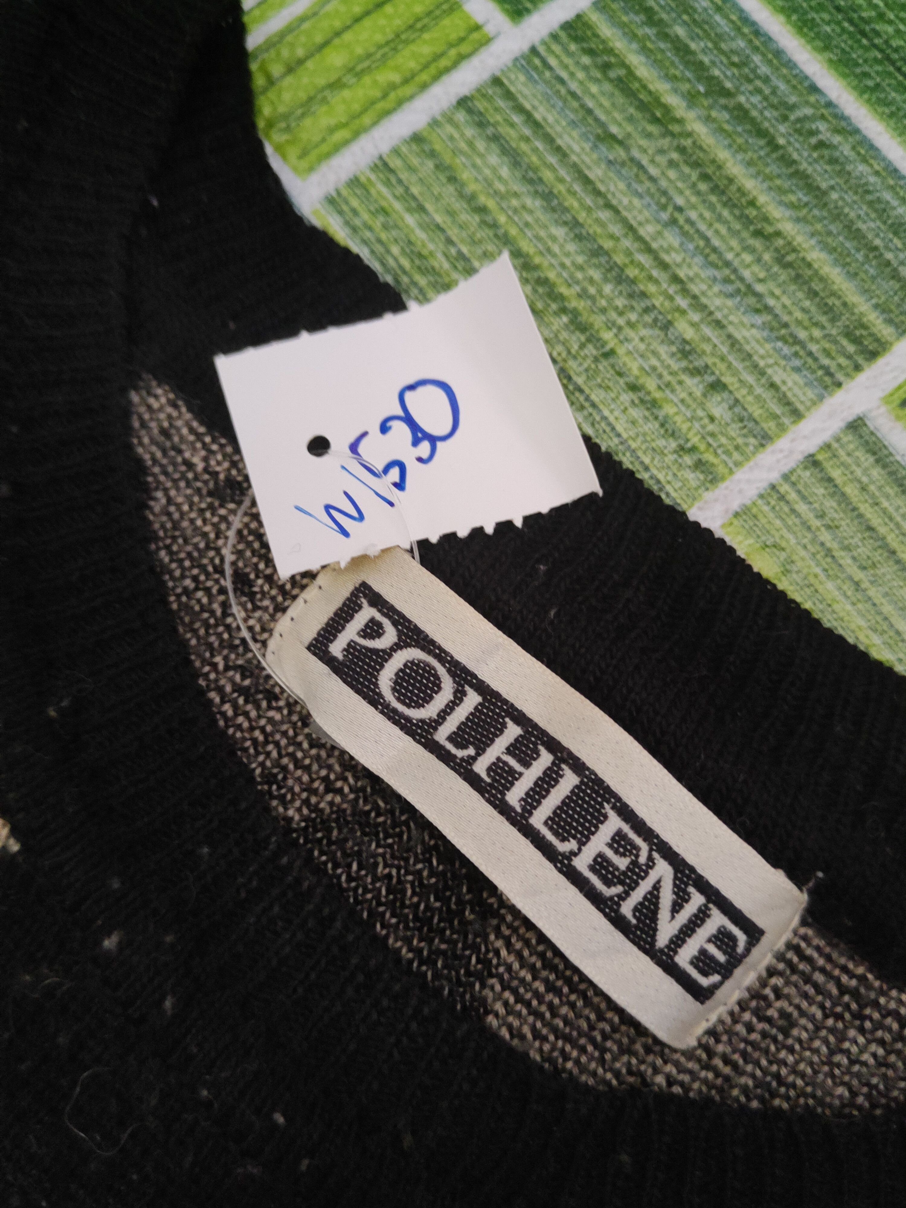 Homespun Knitwear Polhlene Black Brown Knitwear Long Sleeve T-shirts #W1530 Size M / US 6-8 / IT 42-44 - 12 Thumbnail