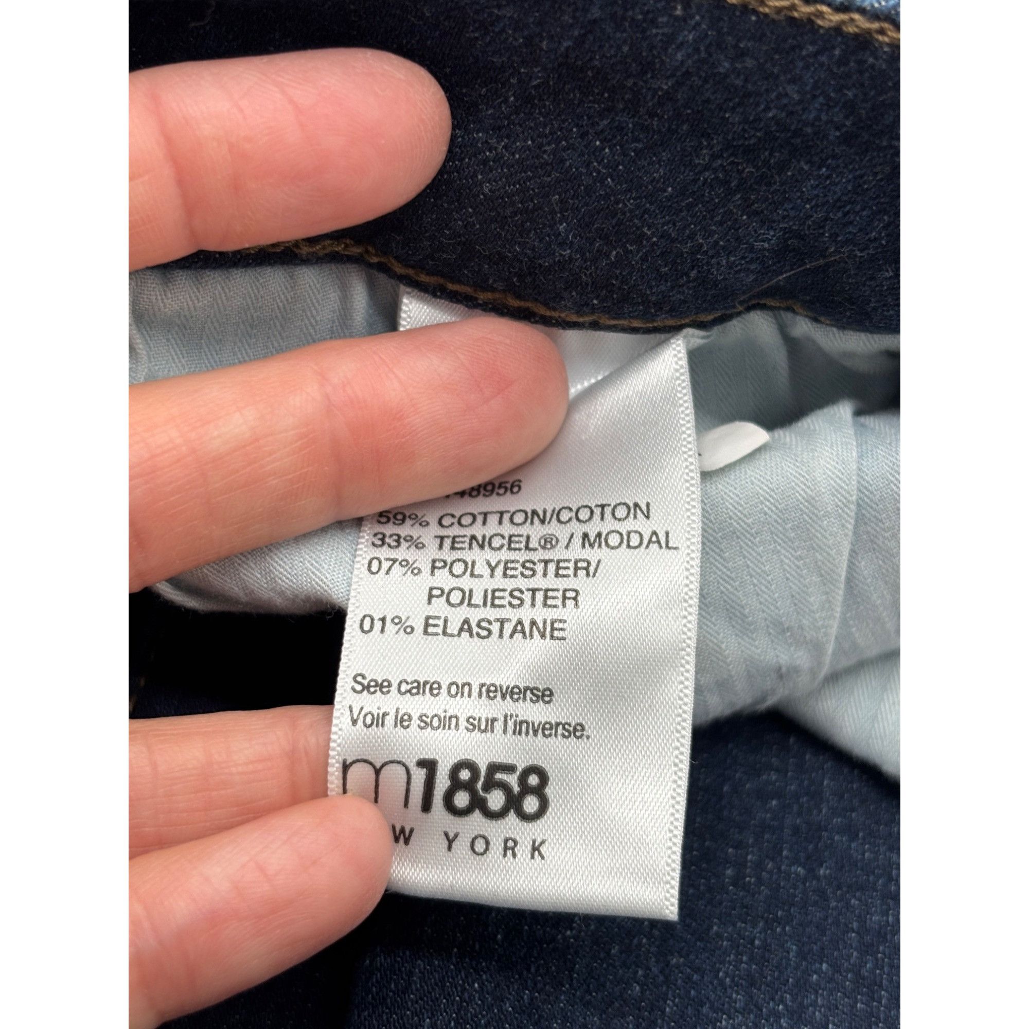 Other M1868 Womens Dark Wash Denim Flare Jeans Size 4/27" Size 27" / US 4 / IT 40 - 8 Thumbnail