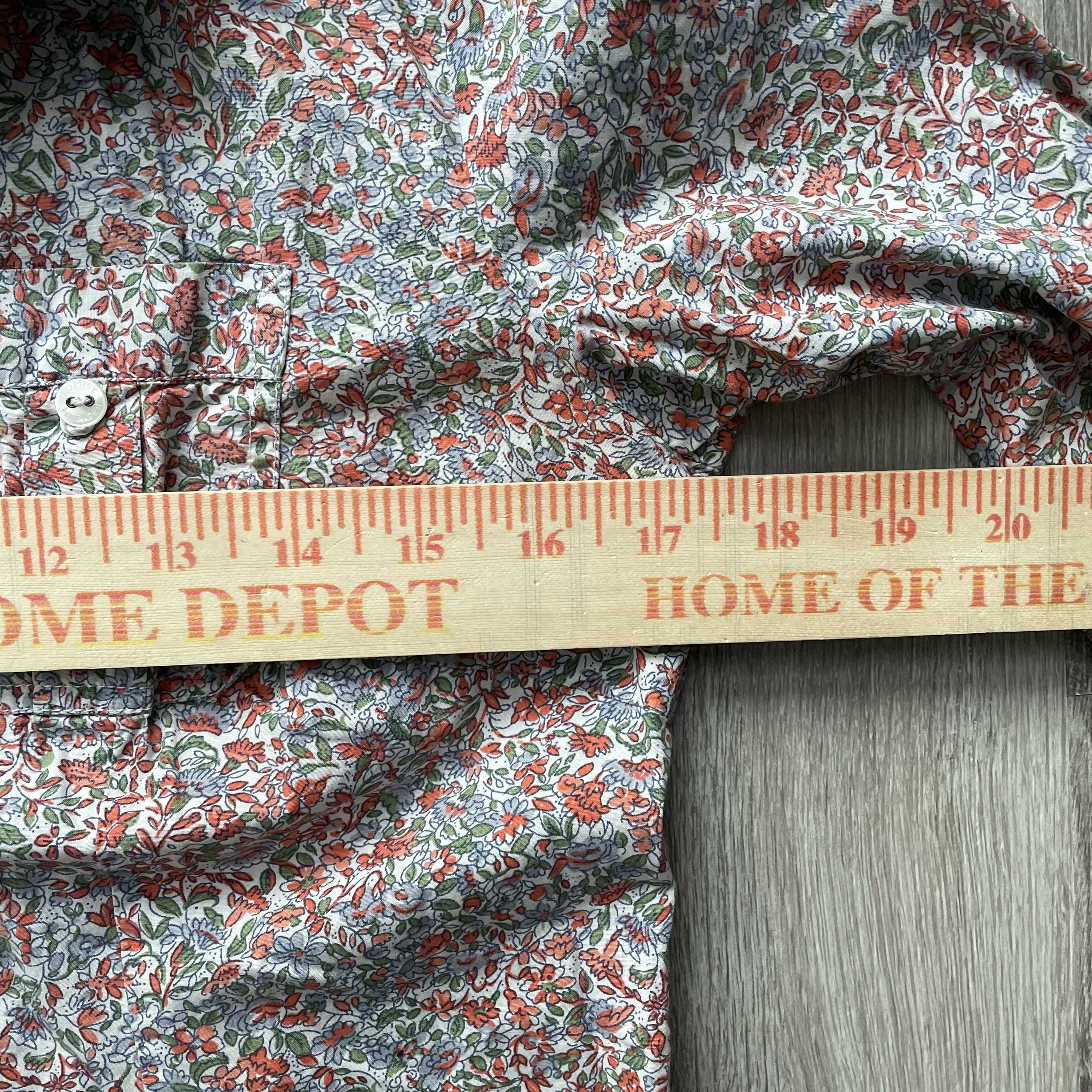 Tommy Hilfiger Tommy Hilfiger Floral Cotton Shirt Dress Roll-Tab Sleeve S Size S / US 4 / IT 40 - 10 Thumbnail