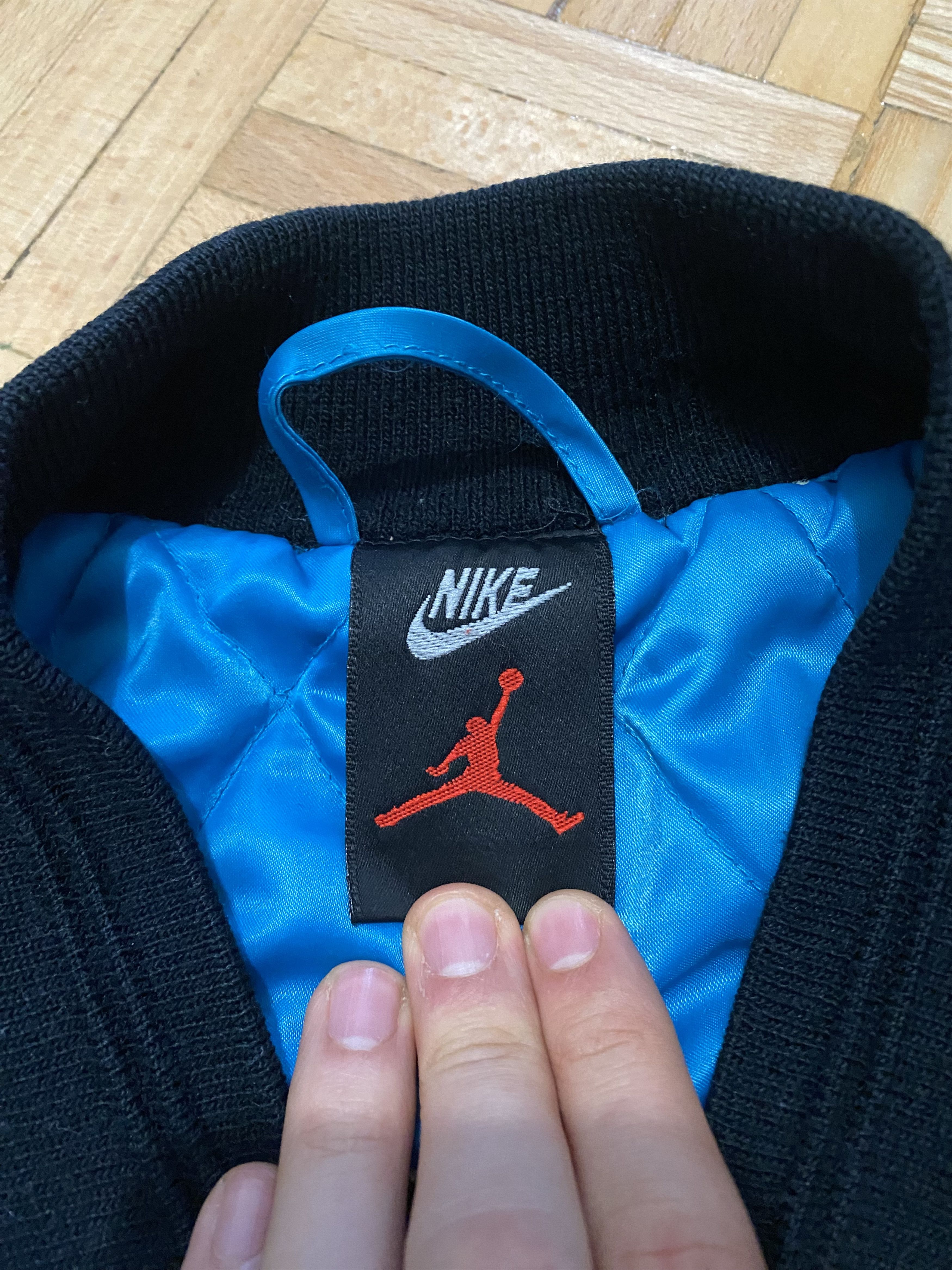 Nike Vintage 90s Jordan Nike wool bomber Size US M / EU 48-50 / 2 - 8 Thumbnail
