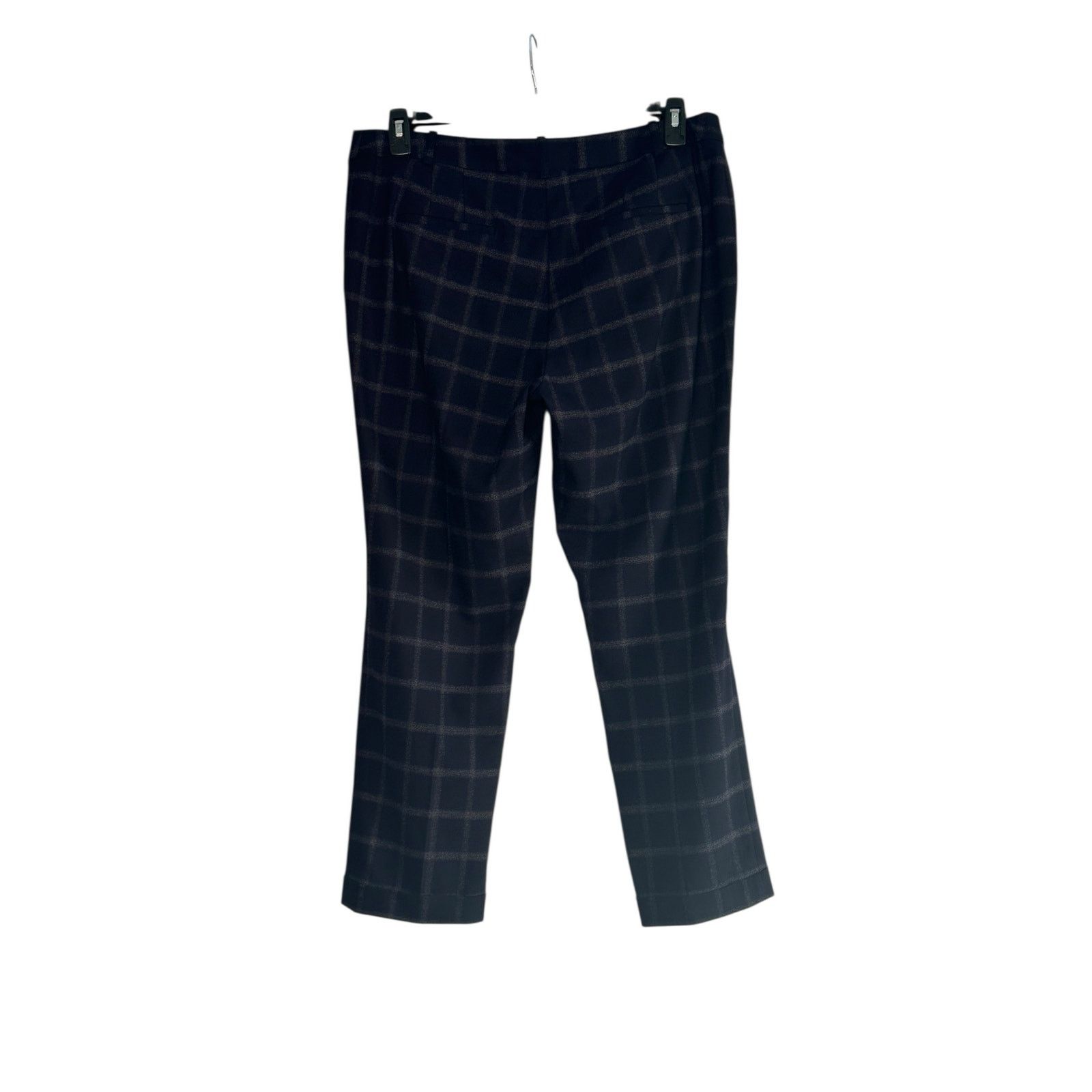 Elie Tahari Tahari purple cream plaid pants size 12 Size 34" / US 12 / IT 48 - 2 Thumbnail
