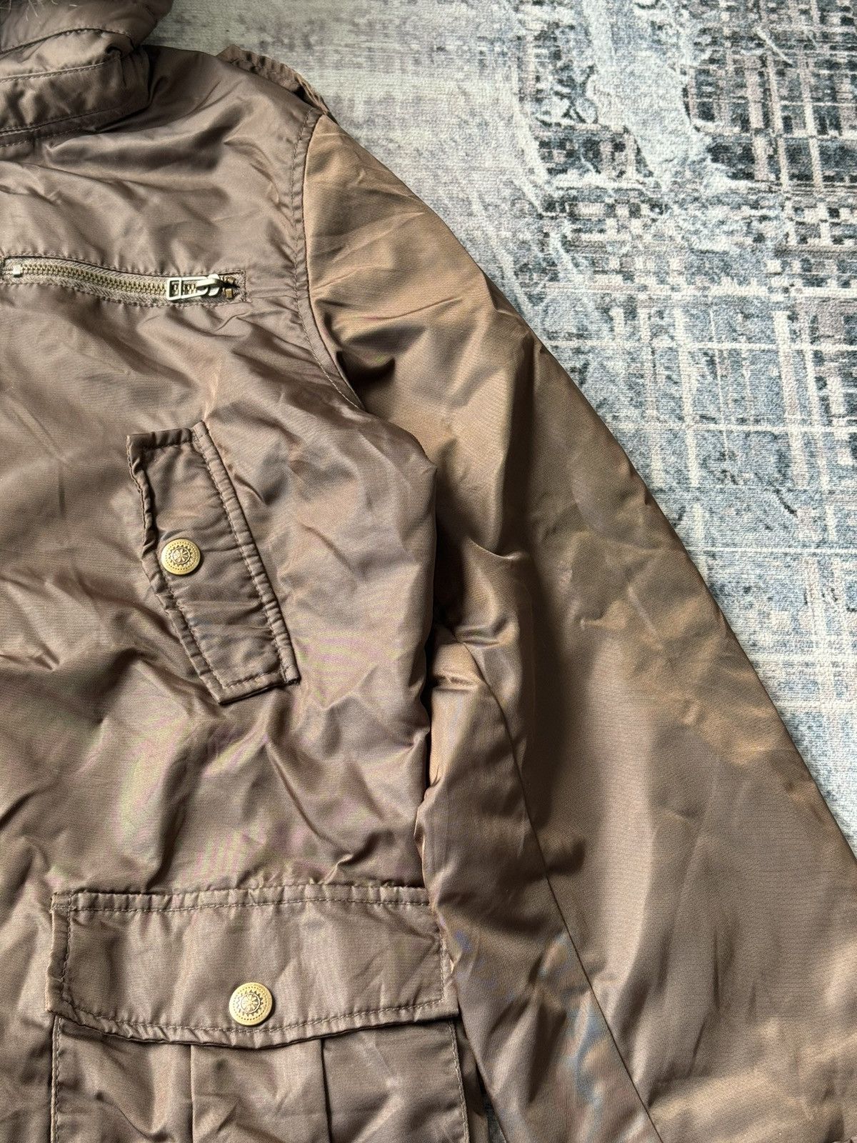 Japanese Brand Punk Vintage Jinnee Fur Raccoon Tactical Puffer Jacket Goa Size US L / EU 52-54 / 3 - 8 Thumbnail