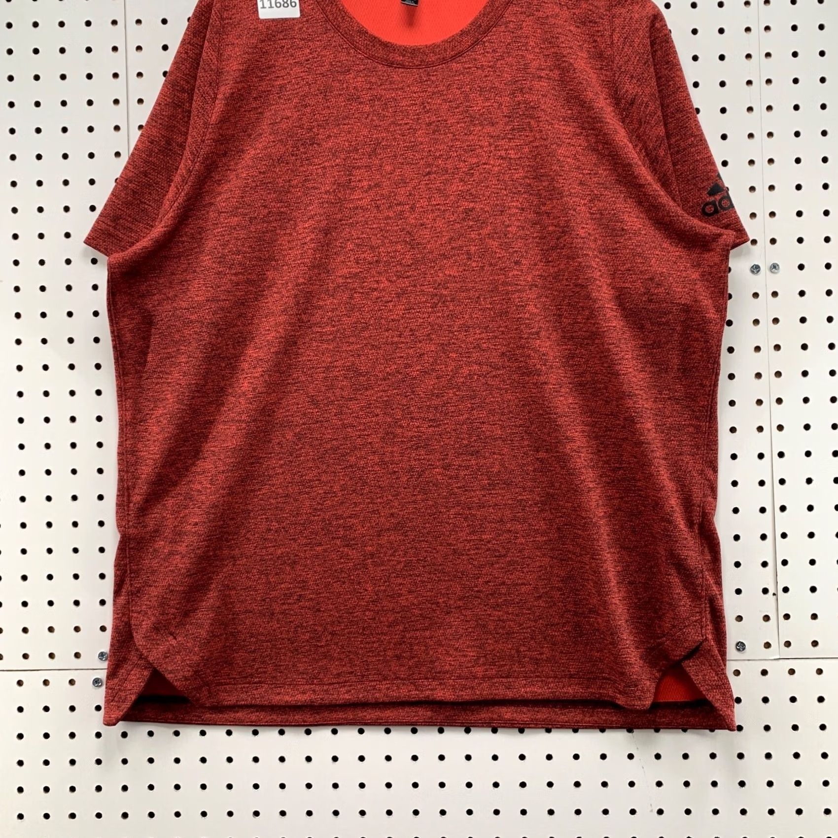 Adidas Adidas Active Shirt Mens XL Orange Short Sleeve Run Work Out T-Shirt Logo Sports Activewear Size US XL / EU 56 / 4 - 7 Thumbnail
