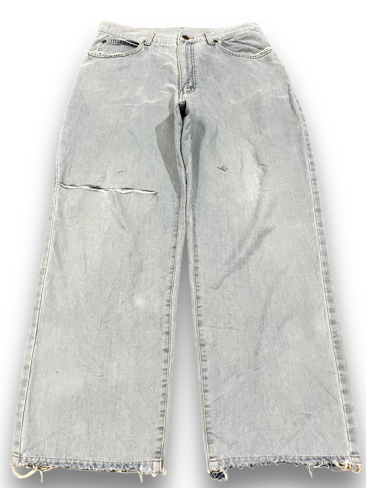 Kenzo Vintage Kenzo Scovill Baggy Distressed Denim Size US 33 - 2 Thumbnail