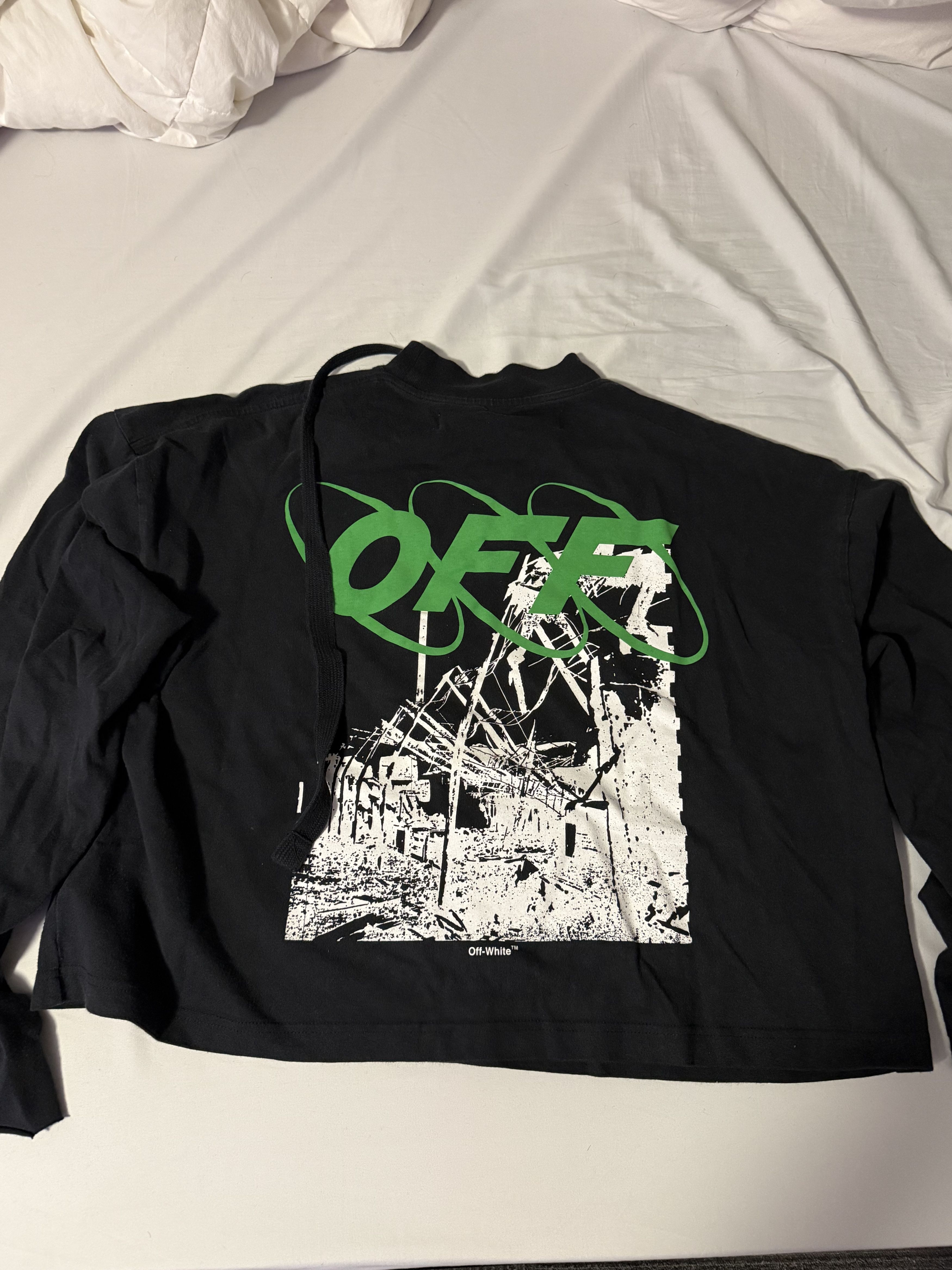 Off-White Off-White FW19 Industrial Ruins Graphic Long Sleeve Size US M / EU 48-50 / 2 - 1 Thumbnail
