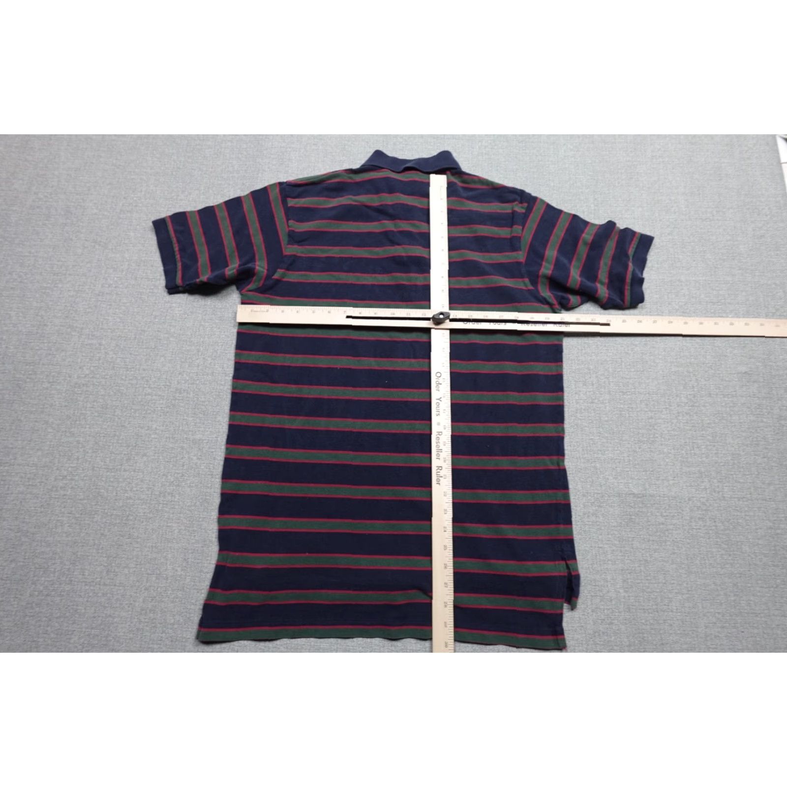 Ralph Lauren Ralph Lauren Polo Shirt Mens L Blue Striped 90s Preppy Golf Polo Ralph Lauren Polo Golf SS Size US L / EU 52-54 / 3 - 5 Thumbnail