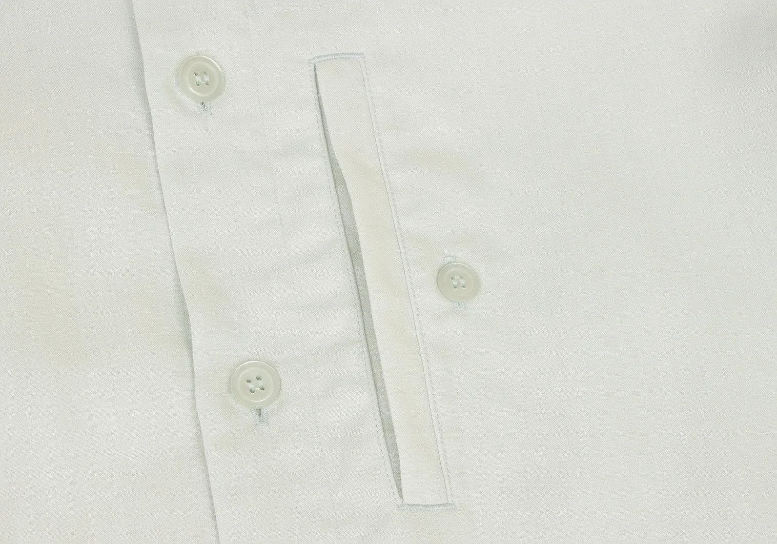 Issey Miyake Pleated Stand Collar Shirt in Mint Green Size US S / EU 44-46 / 1 - 3 Thumbnail