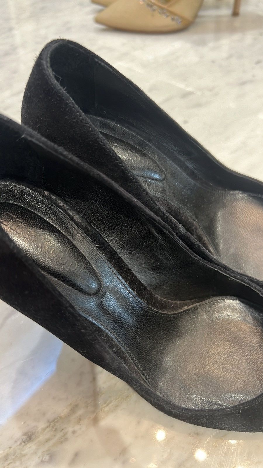 The Kooples Sued Black classic pumps Size US 6.5 / IT 36.5 - 9 Thumbnail