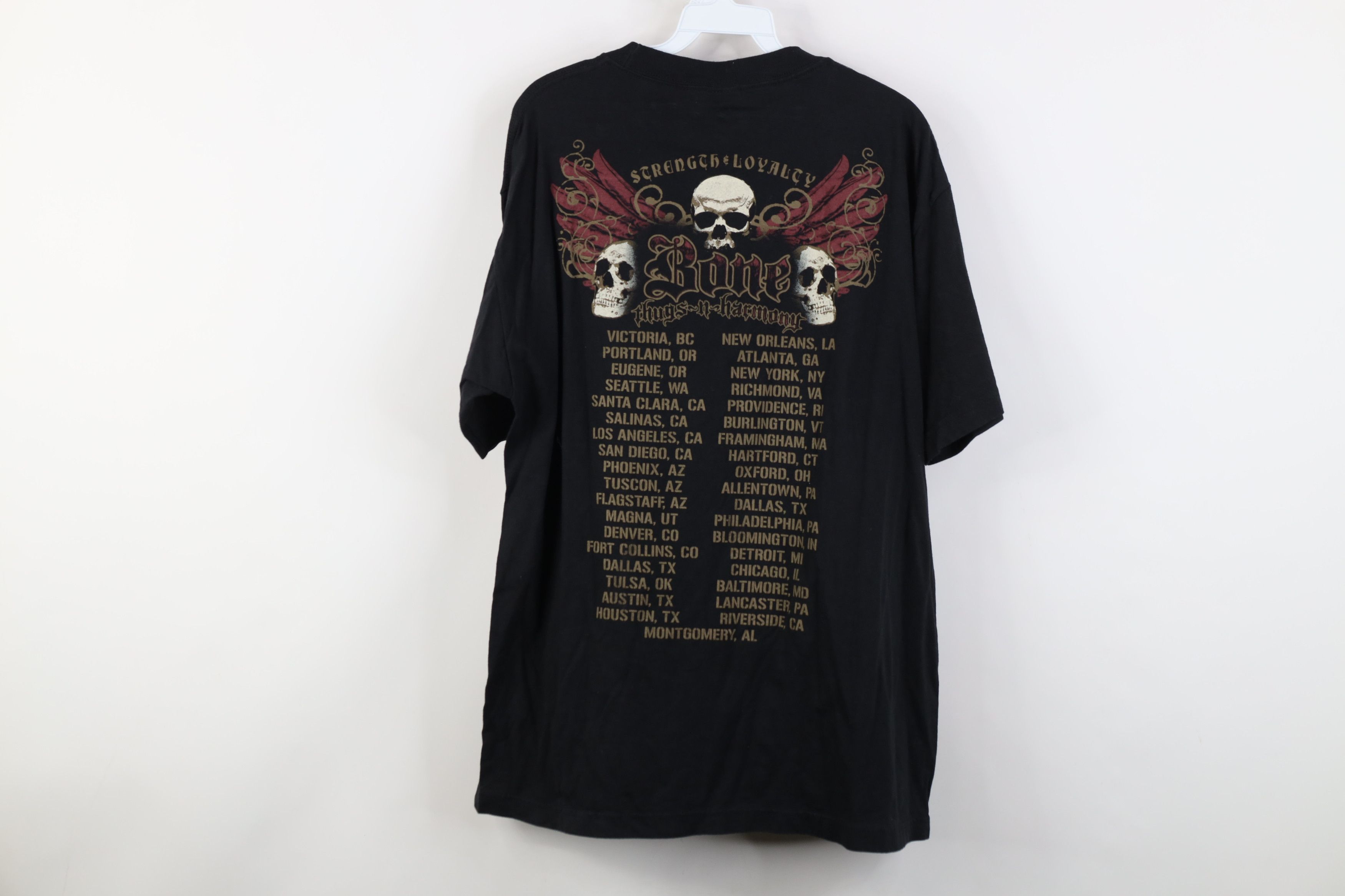 Vintage Vintage Y2K 2007 Strength & Loyalty Bone Thugs Tee T-Shirt Size US L / EU 52-54 / 3 - 15 Thumbnail