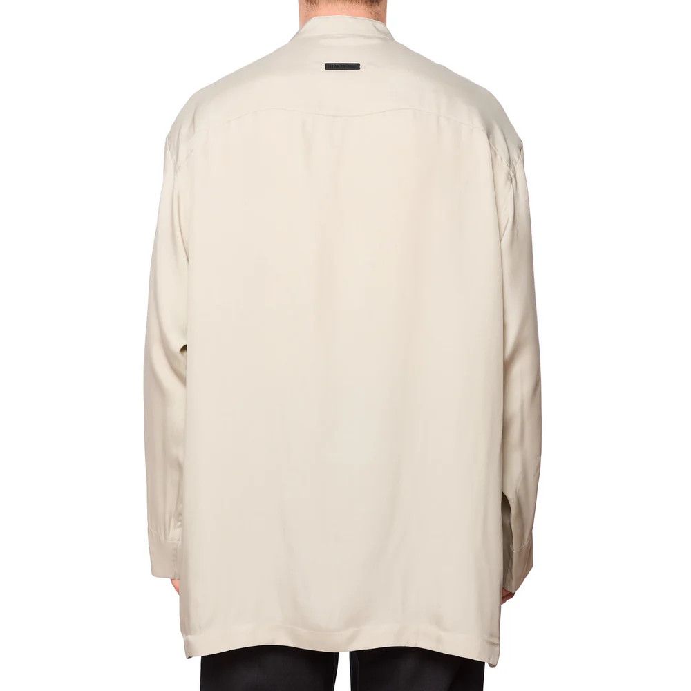 Fear of God o1y0125 Solid Color Shirt in Beige Size US M / EU 48-50 / 2 - 2 Thumbnail
