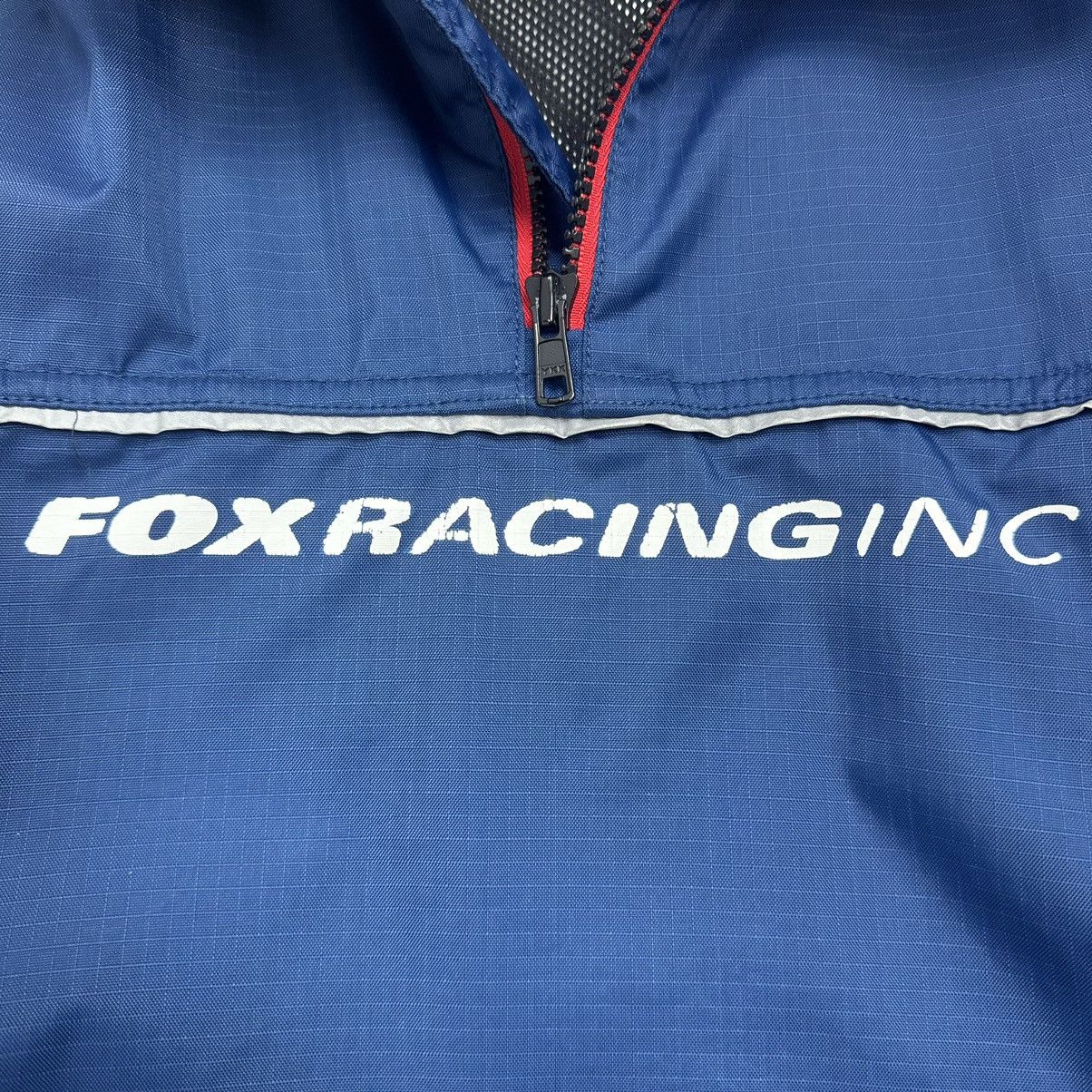 Fox Racing Vintage 90s FOX Racing Polyester 1/4 Zip Light Jacket Size US L / EU 52-54 / 3 - 6 Thumbnail
