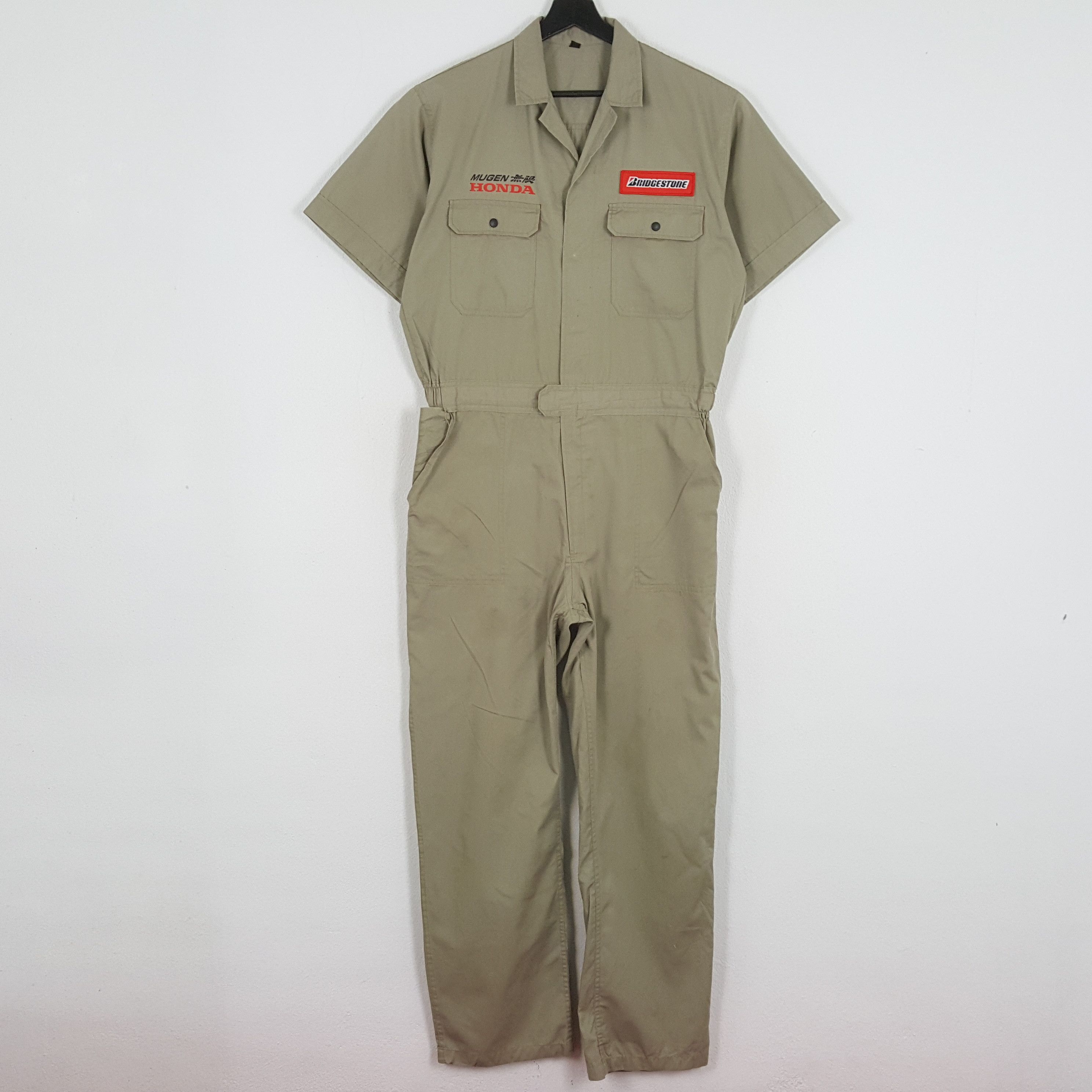 Vintage BRIDGESTONE X Custom Art MUGEN HONDA Coverall Jacket Size US M / EU 48-50 / 2 - 4 Thumbnail