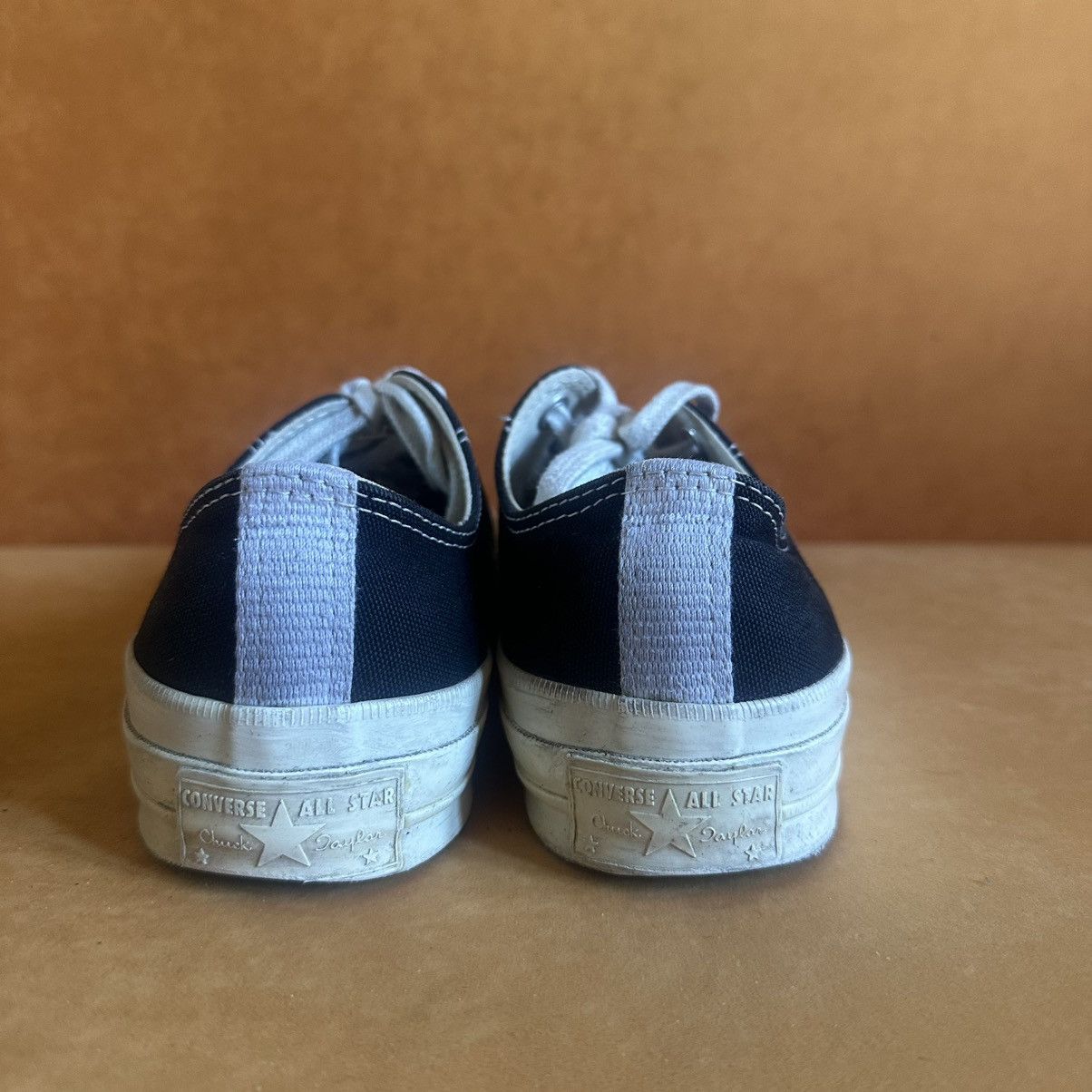 CDG by Comme des Garcons Play Comme des garçons women’s low top sneakers convers Size US 7.5 / IT 37.5 - 4 Thumbnail