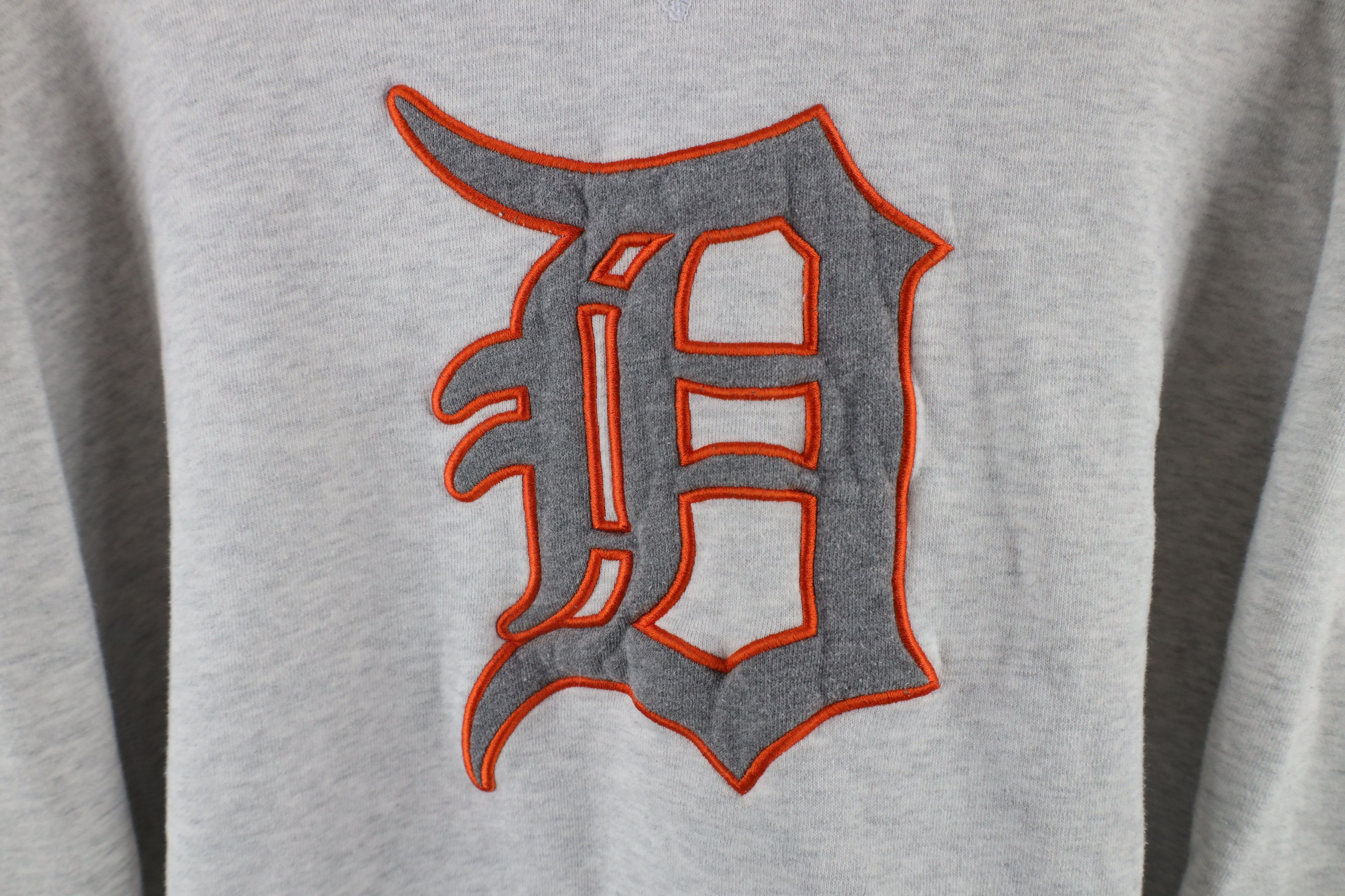 Vintage Vintage Nike Swoosh Detroit Tigers Baseball Hoodie Gray Size US XL / EU 56 / 4 - 5 Thumbnail