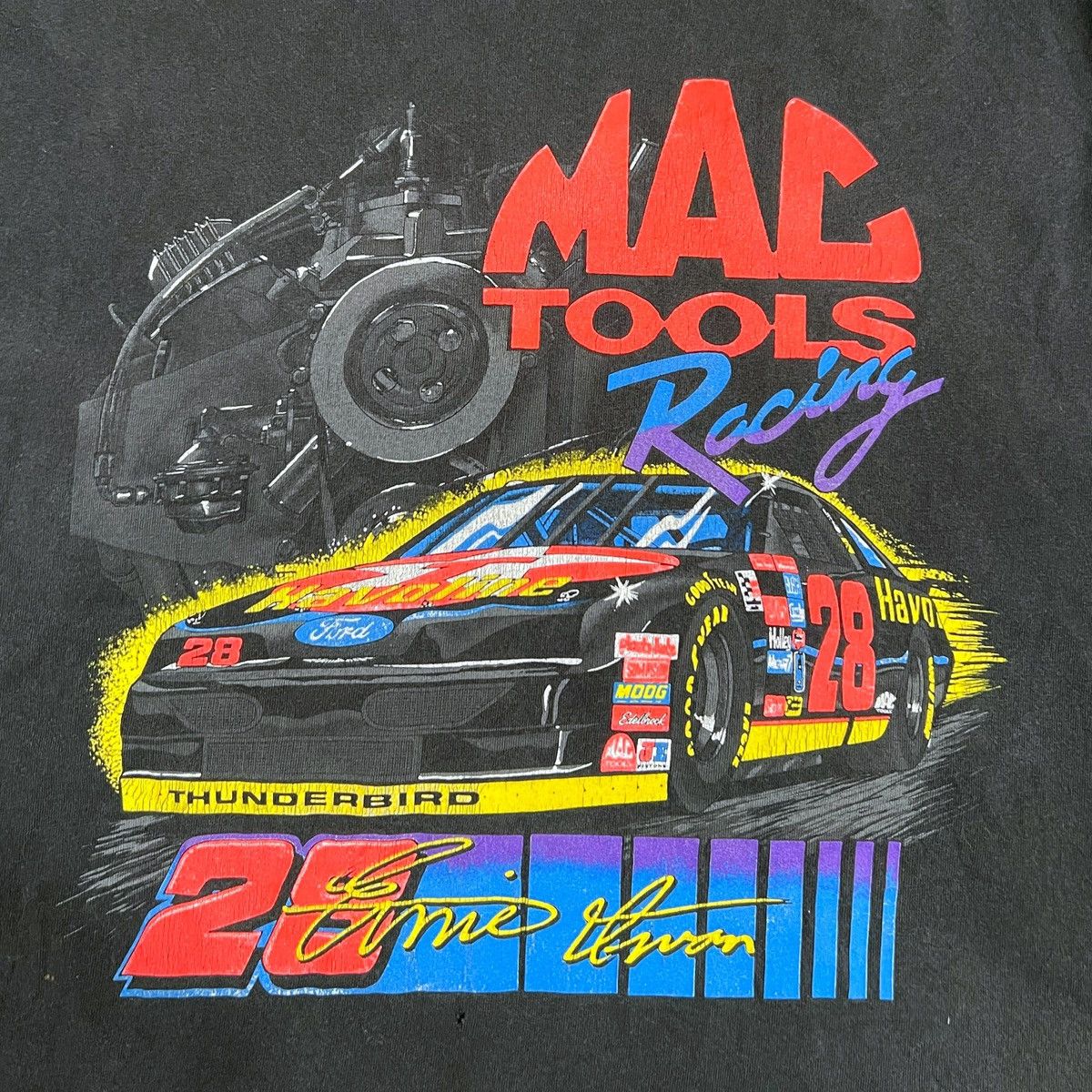 NASCAR Vintage Nascar Ernie Irvan Mac Tools T-Shirt Size US XXL / EU 58 / 5 - 3 Thumbnail