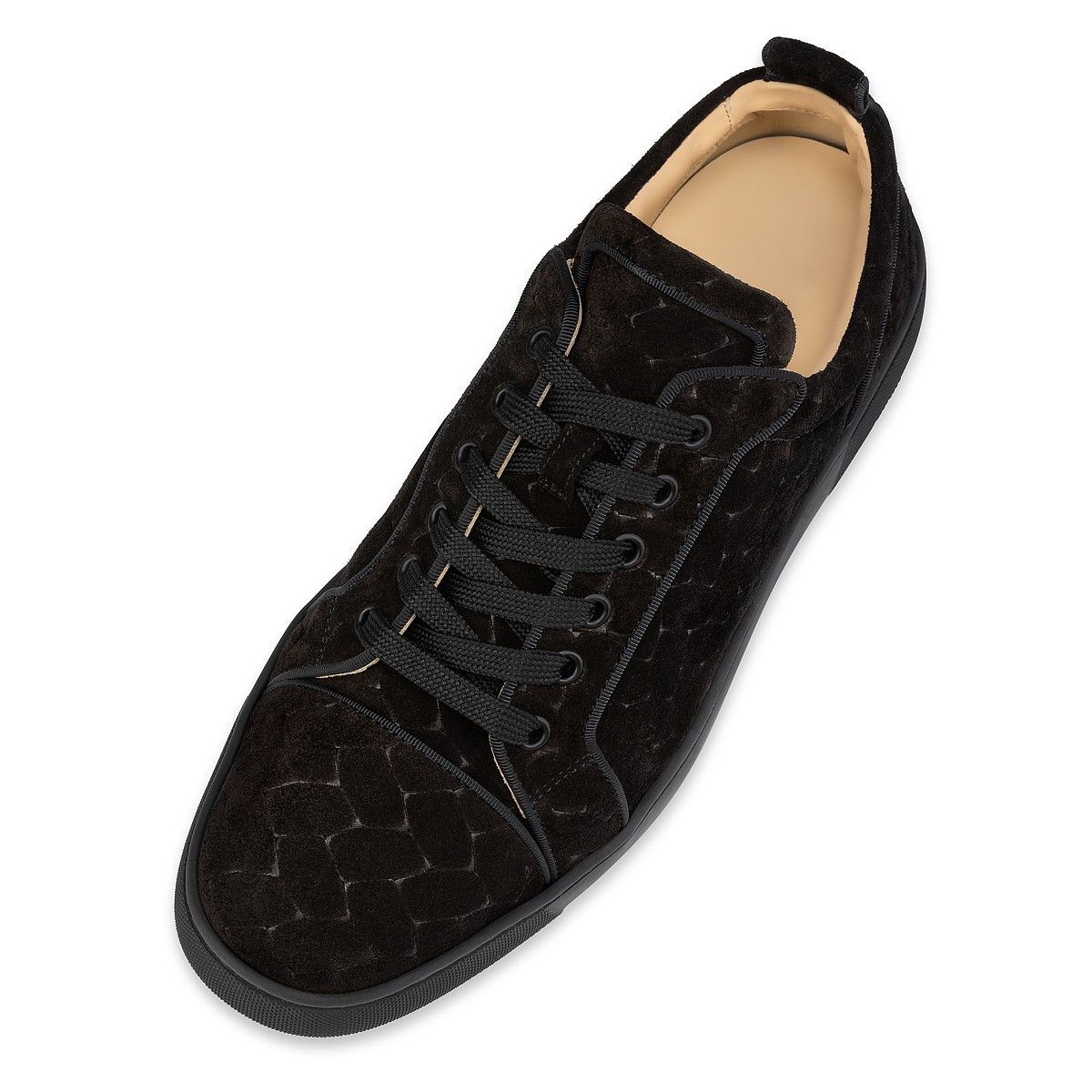 Christian Louboutin oc11z0125 Louis Orlato Sneakers in Black Size US 12.5 / EU 45-46 - 3 Thumbnail