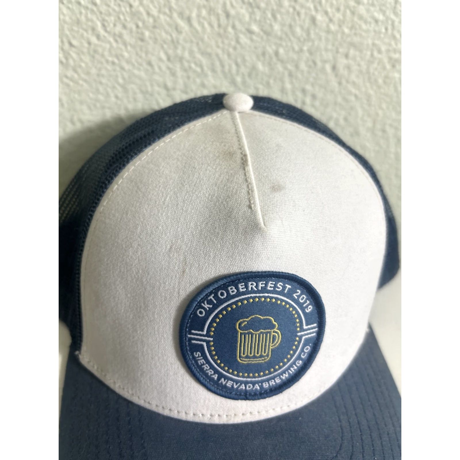 Vintage Sierra Nevada Brewing Oktoberfest Trucker Hat Navy Blue Adjustable SnapBack Men One Size Size ONE SIZE - 5 Thumbnail