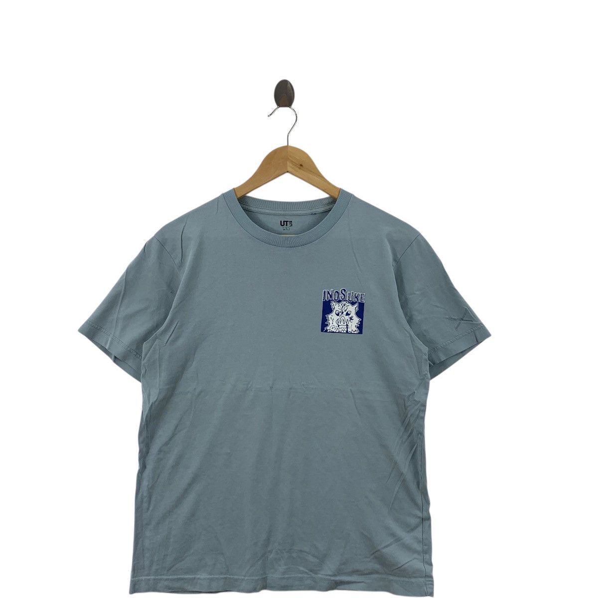Anime KIMETSU NO YAIBA INOSUKE Demon Slayer Uniqlo Anime Tee Shirt Size US L / EU 52-54 / 3 - 4 Thumbnail